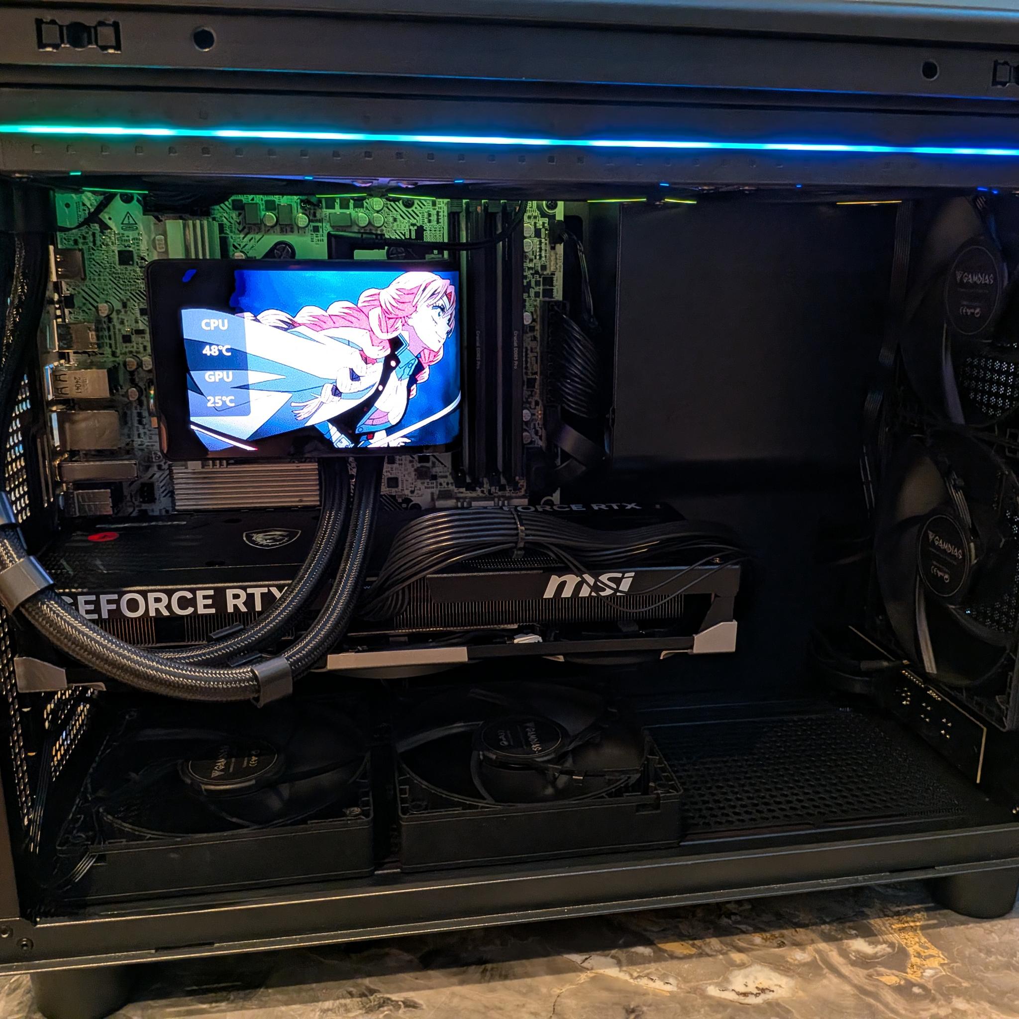 1440p Vision - RTX 5070, Ryzen 7 7700X, 32 GB DDR5 RAM, 2 TB Gen 4 SSD, Liquid Cooled, RGB