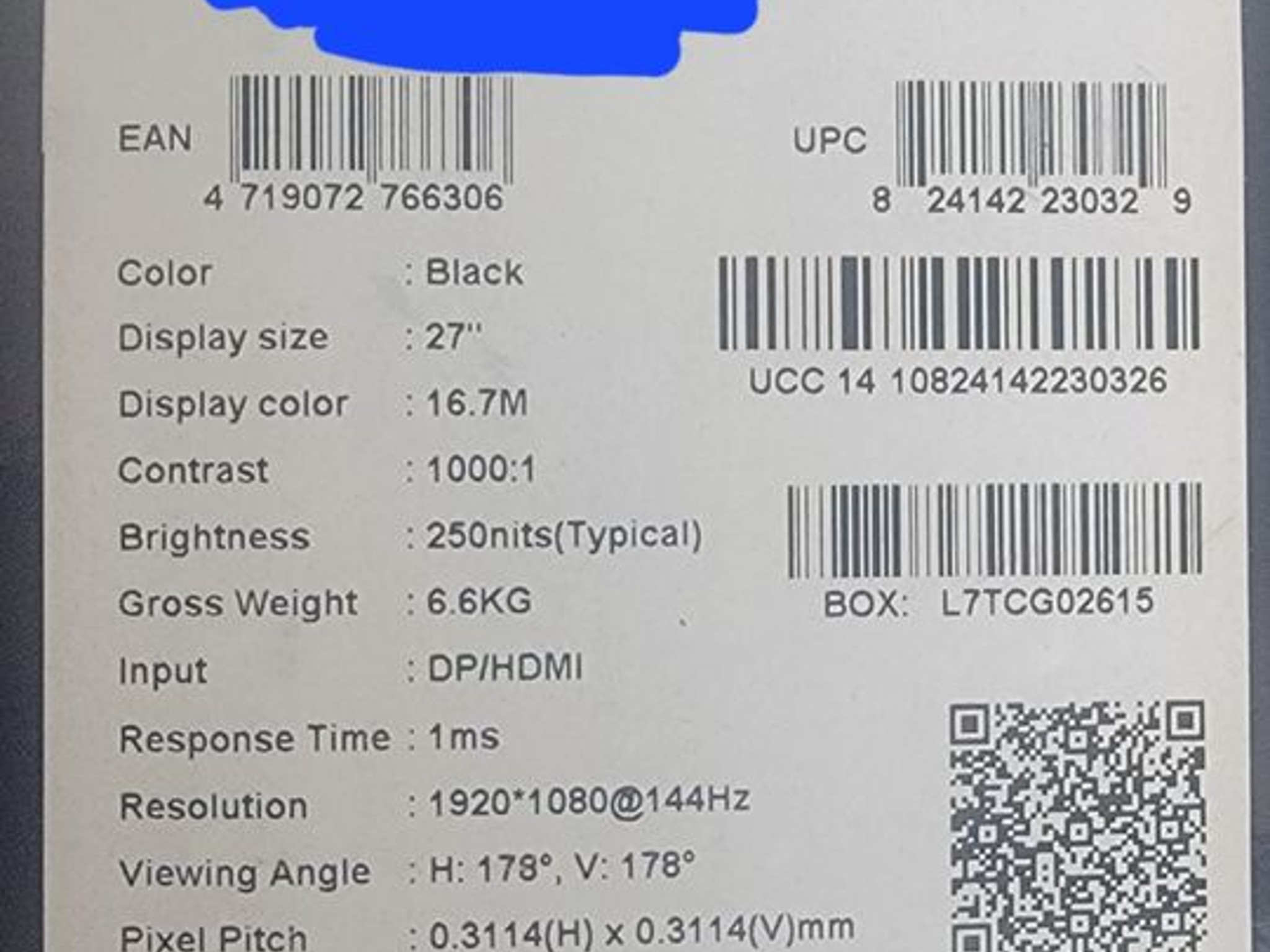 MSI Optix G272 27" Full HD LED Gaming LCD Monitor