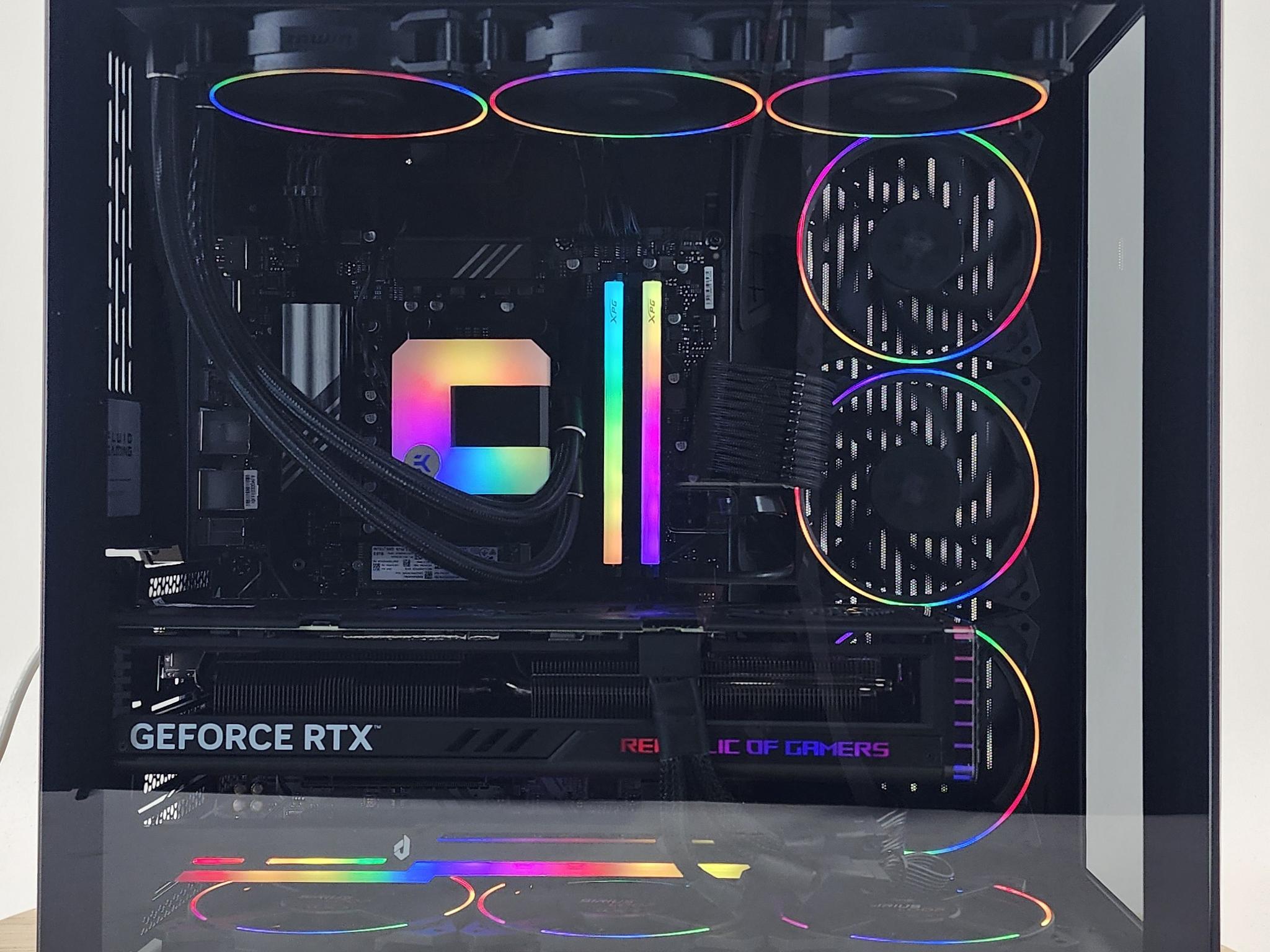 Gaming PC Ryzen 7 9700X 32GB RAM 2TB SSD RTX 4070 Ti 12GB Windows 11 Computer