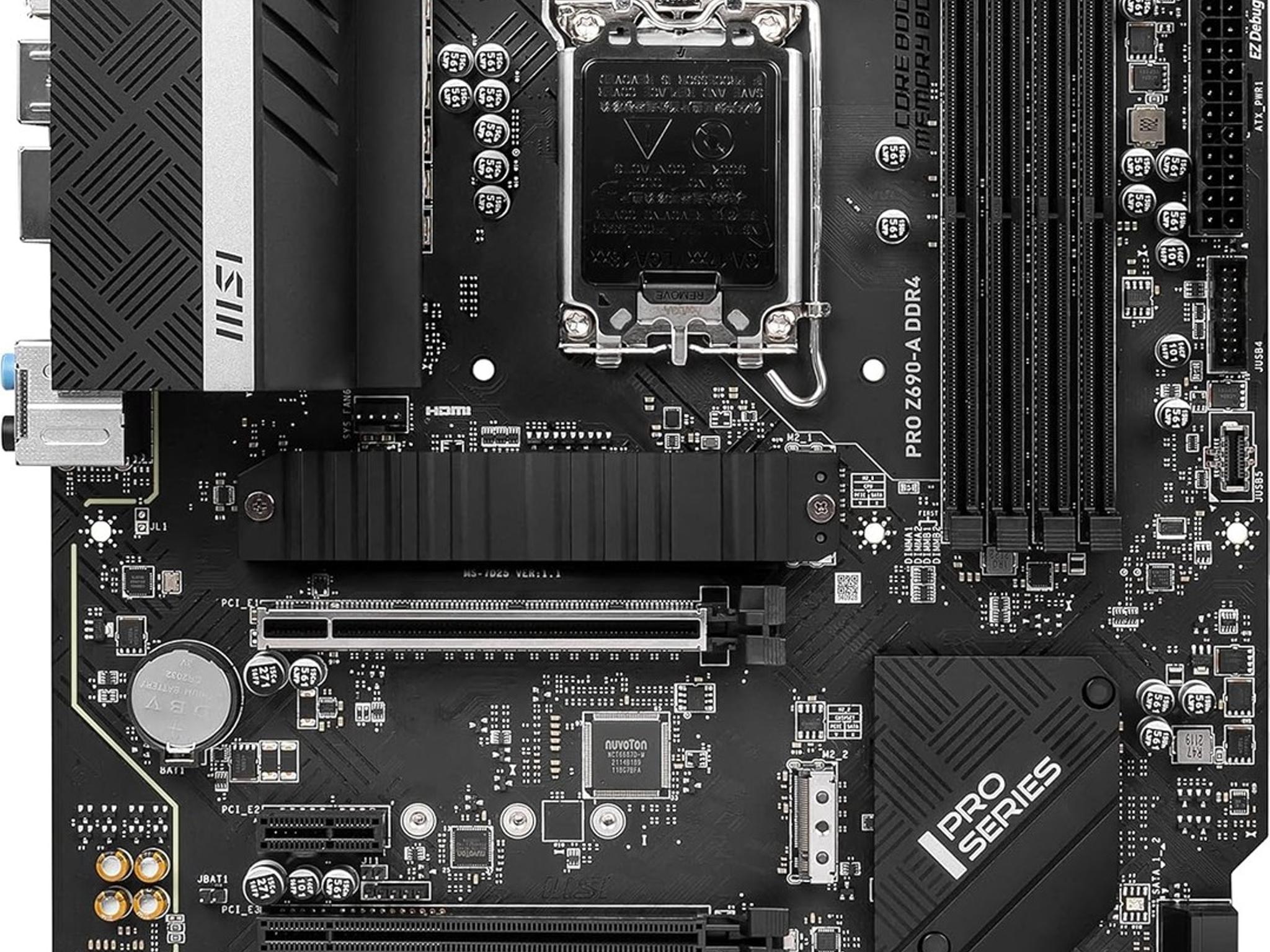 MSI PRO Z690-A DDR4 Intel LGA 1700 Z690 ATX M.2 Desktop Motherboard A