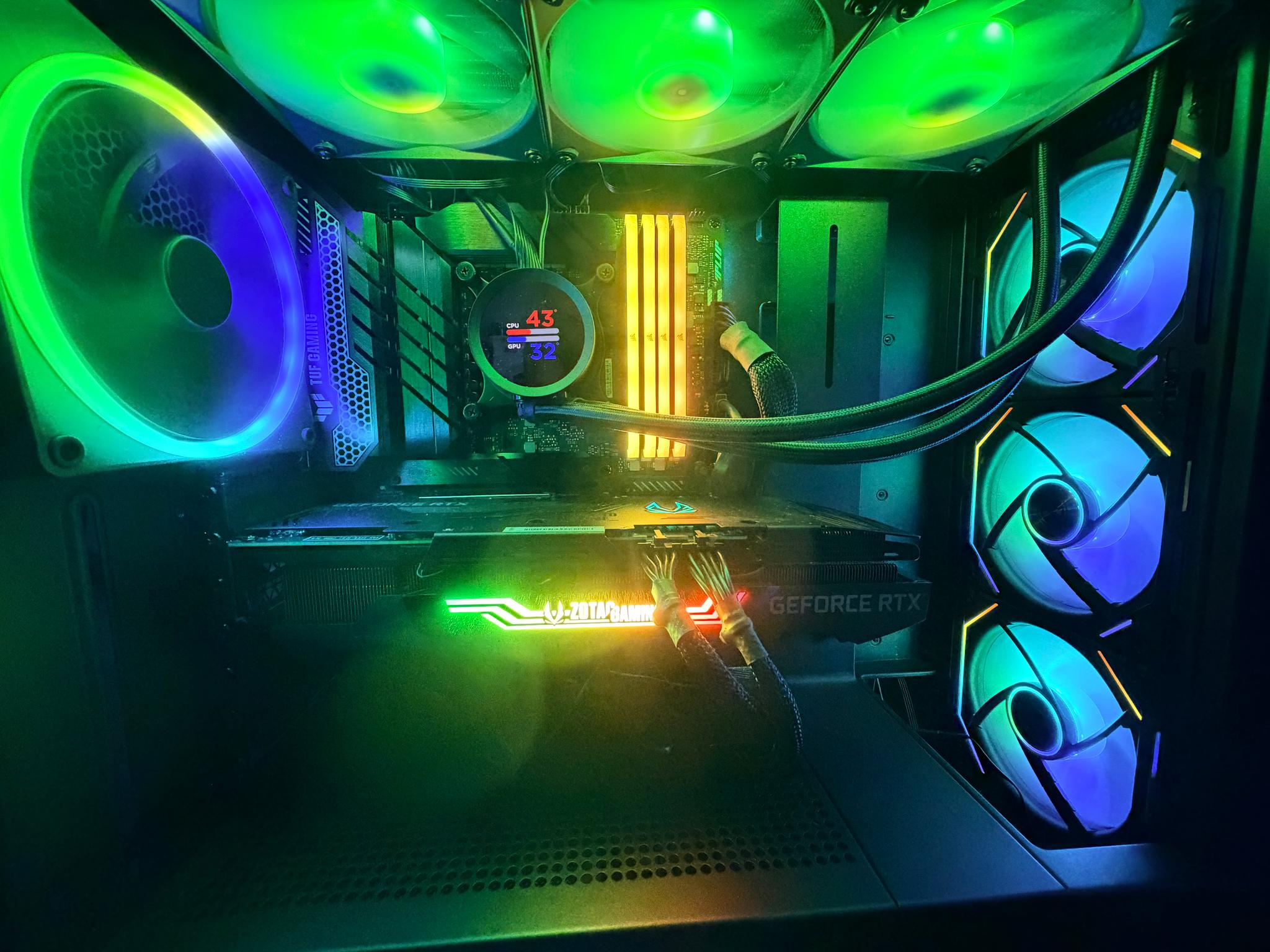 GeForce RTX 3080 12GB Custom Gaming PC - Core i7-13700K, 64GB RAM, 2TB SSD