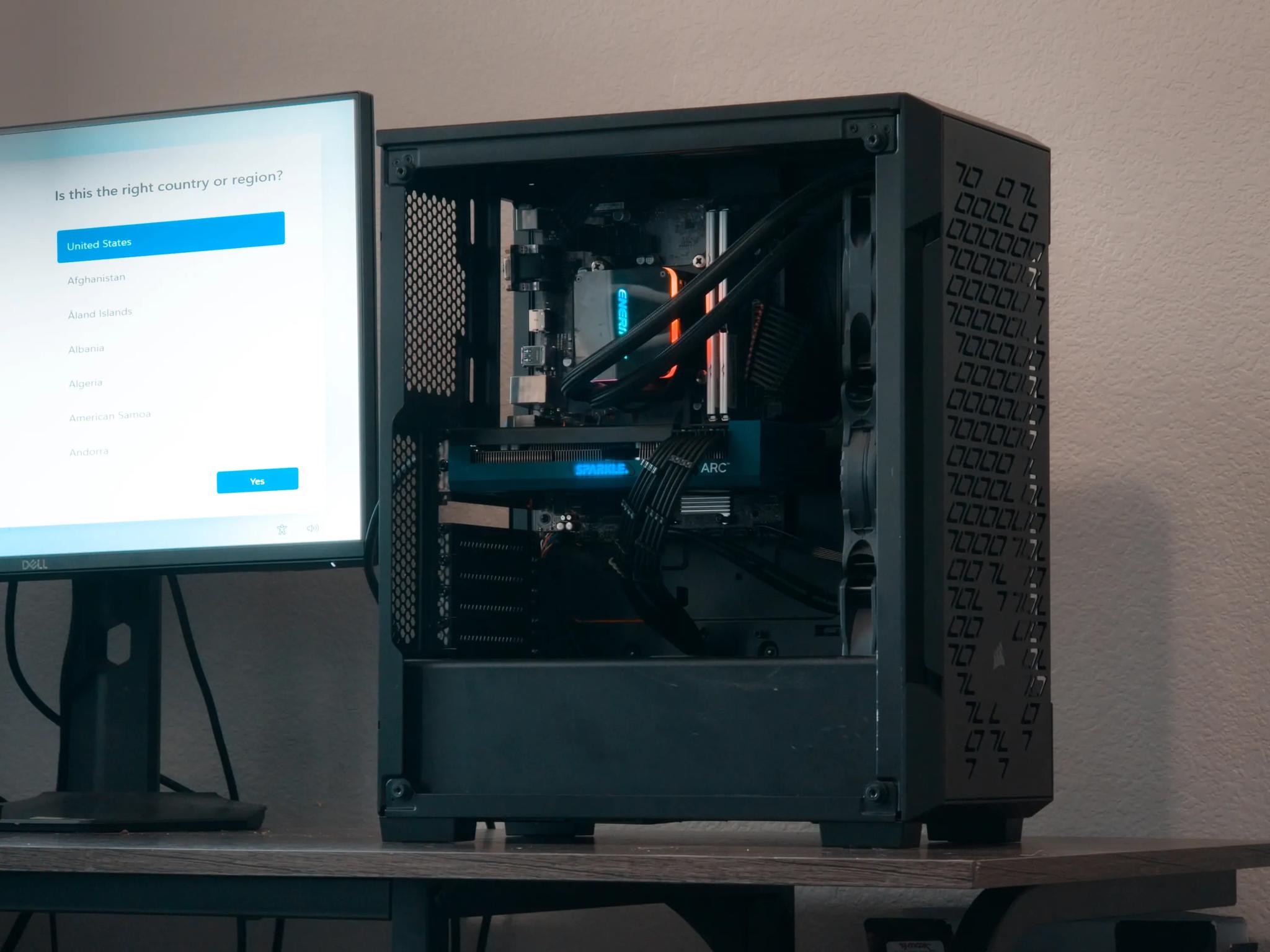 💻 Solid Gaming & Streaming PC – i7-8700 | Intel Arc A750 | 16GB DDR4 | 360mm AIO 💻