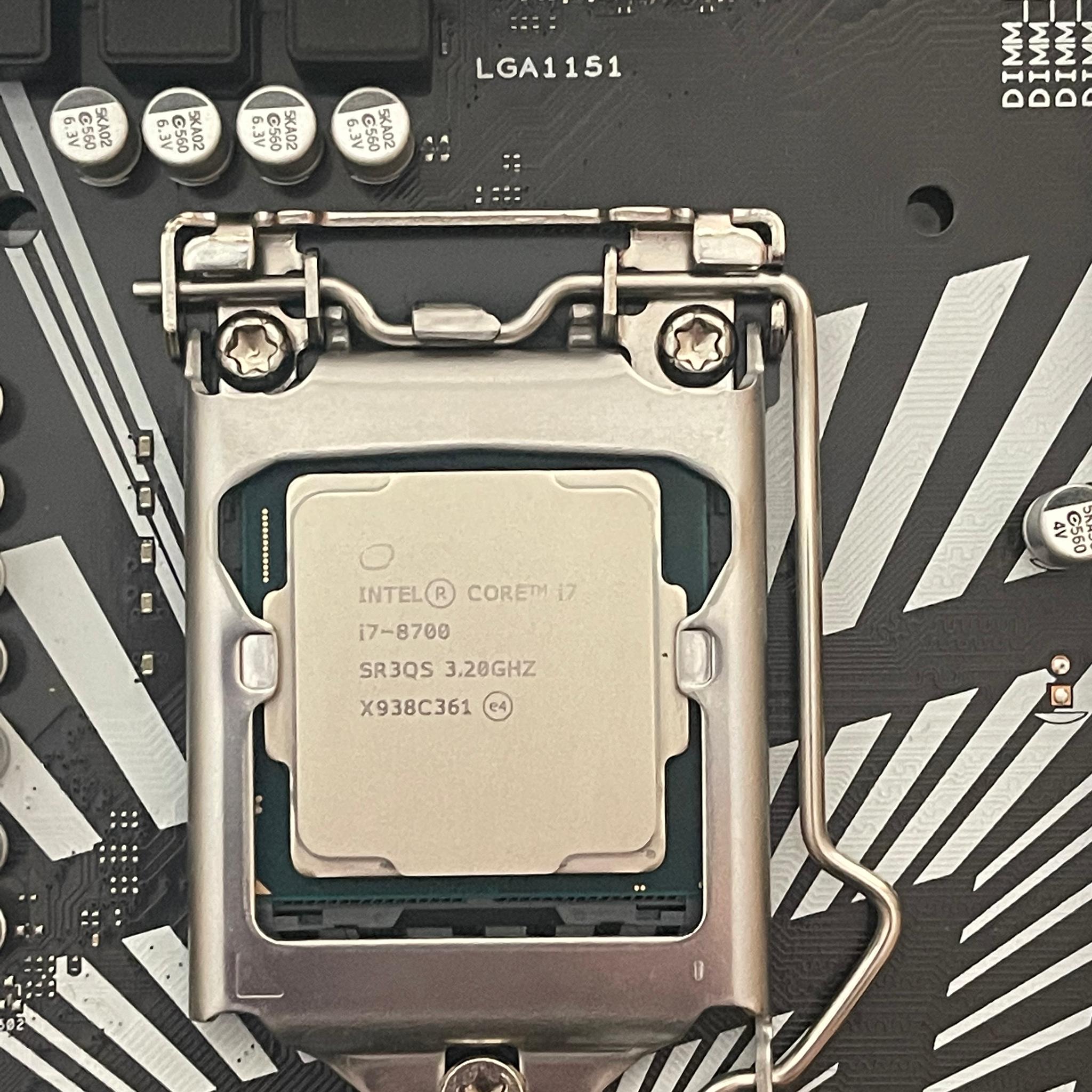 Used, ASUS Prime z390-P, i7-8700, 16GB 2666 DDR4