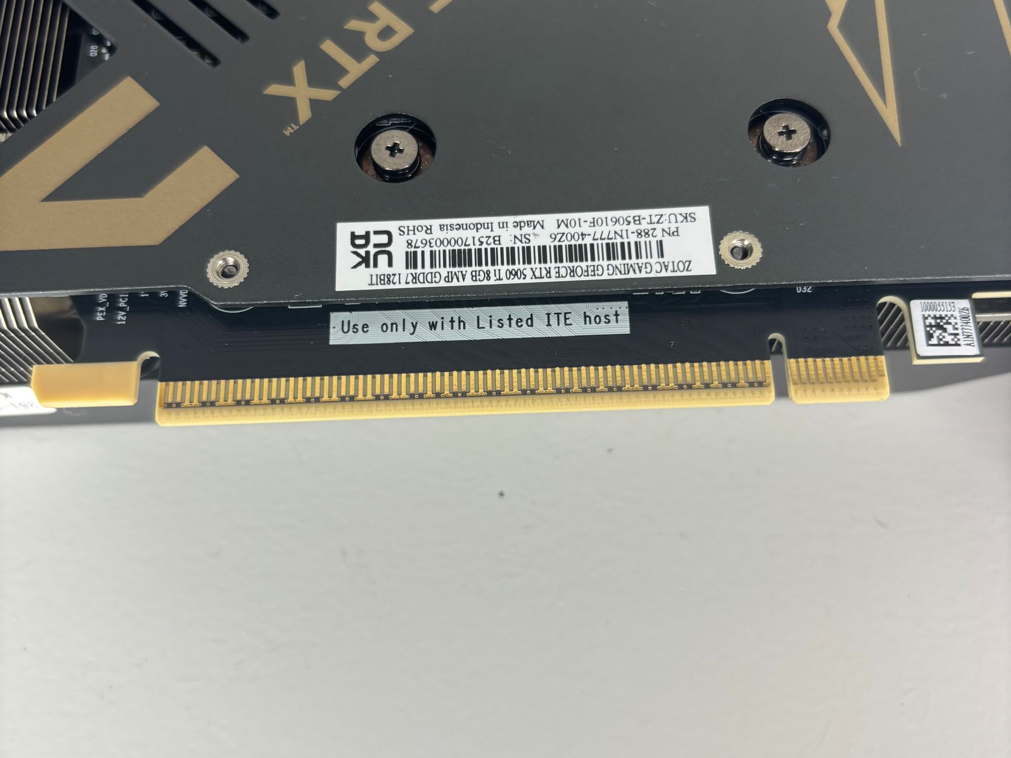 ZOTAC RTX 5060 Ti AMP 8GB