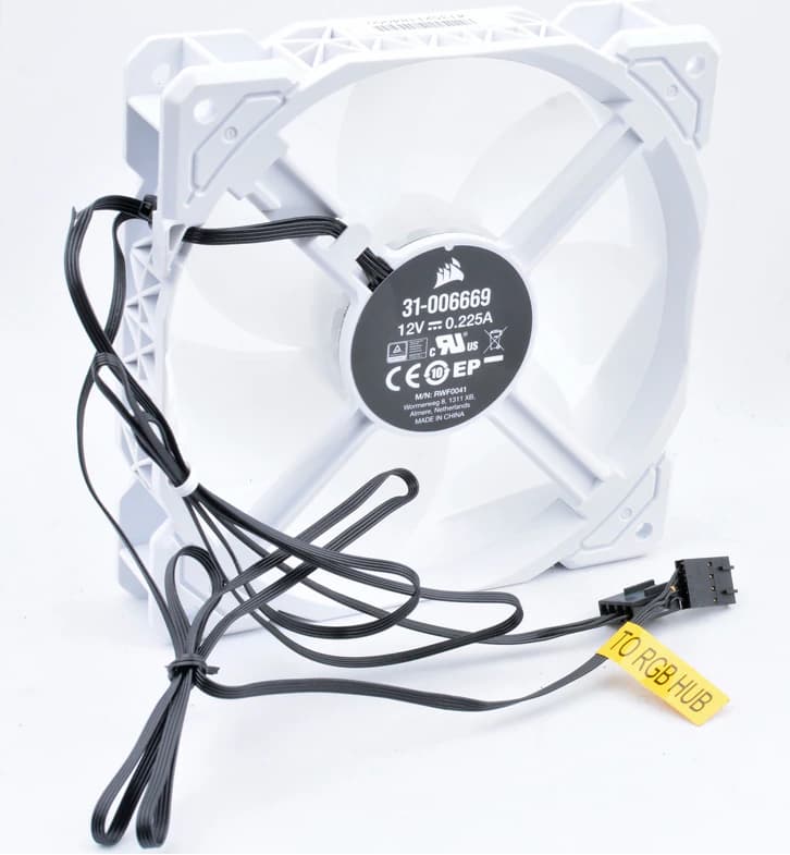 10 Corsair ML120MM White Case Fans