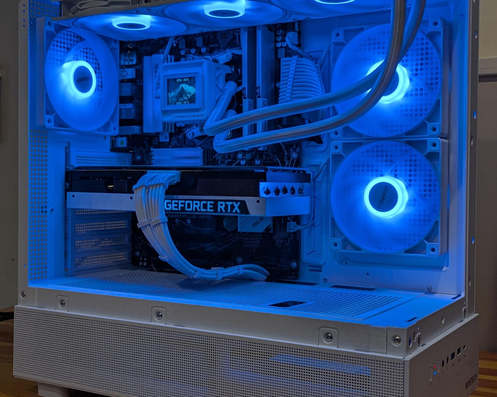 Ryzen 5 7600 || RTX 3070 Ti || 1440P White Gaming PC