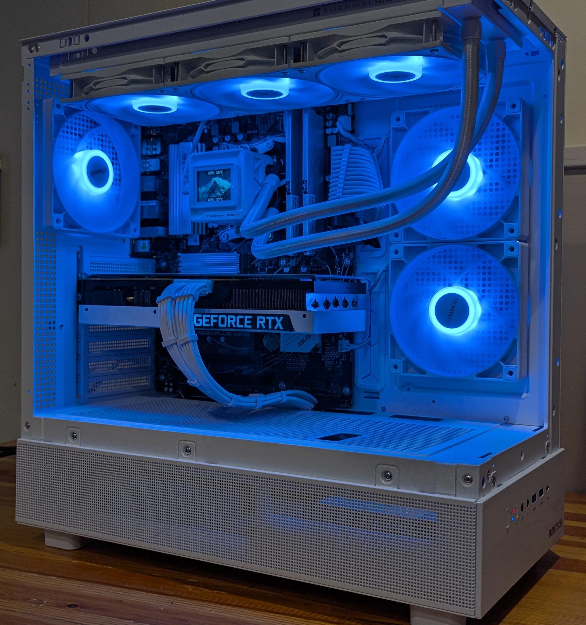 Ryzen 5 7600 || RTX 3070 Ti || 1440P White Gaming PC