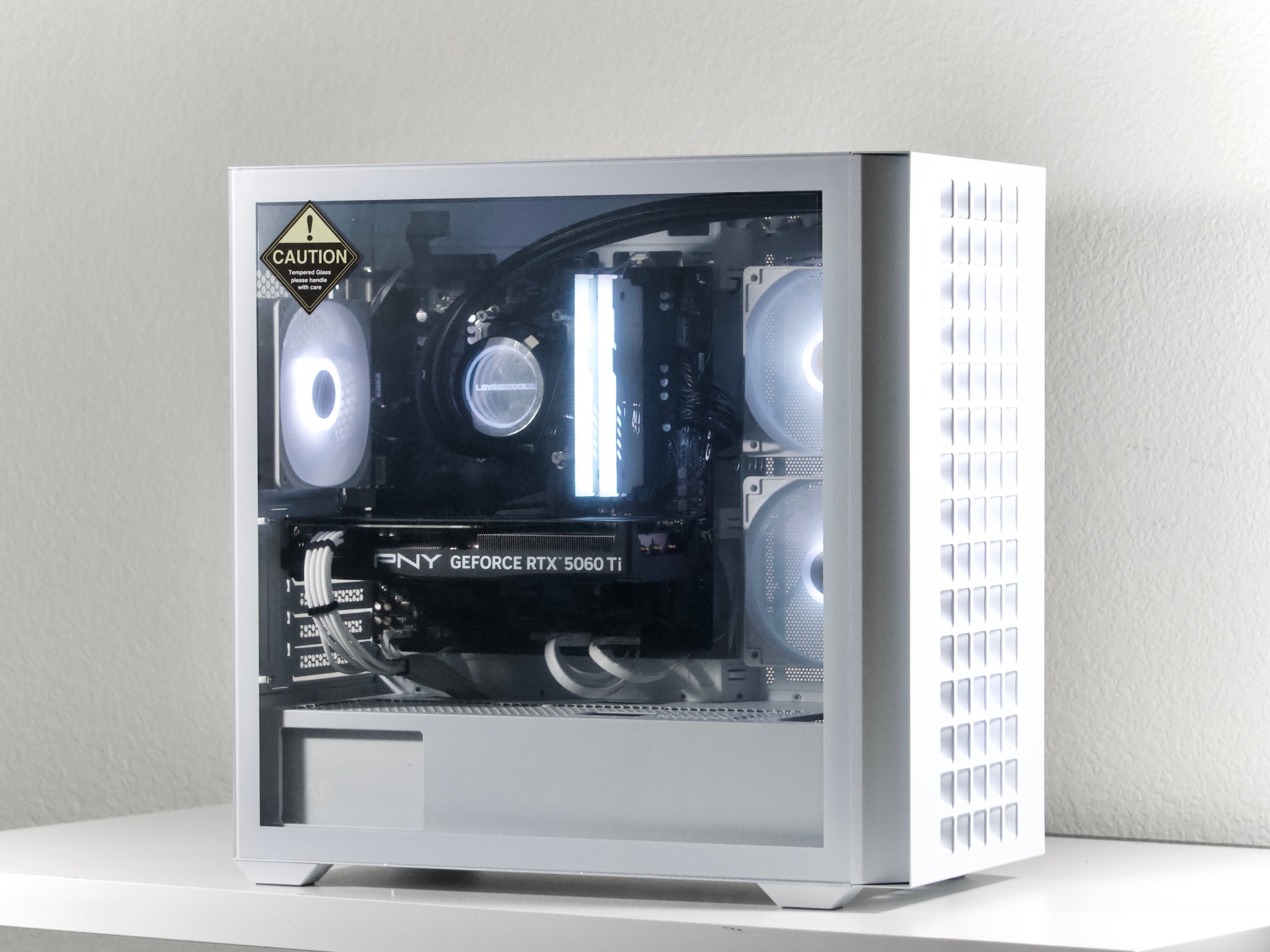 ⚪RTX 5060 Ti + Ryzen 7 5700 | 16 GB DDR4 | 1TB NVMe | WIFI/BT | 1080p / 1440p Gaming PC | $1115.99