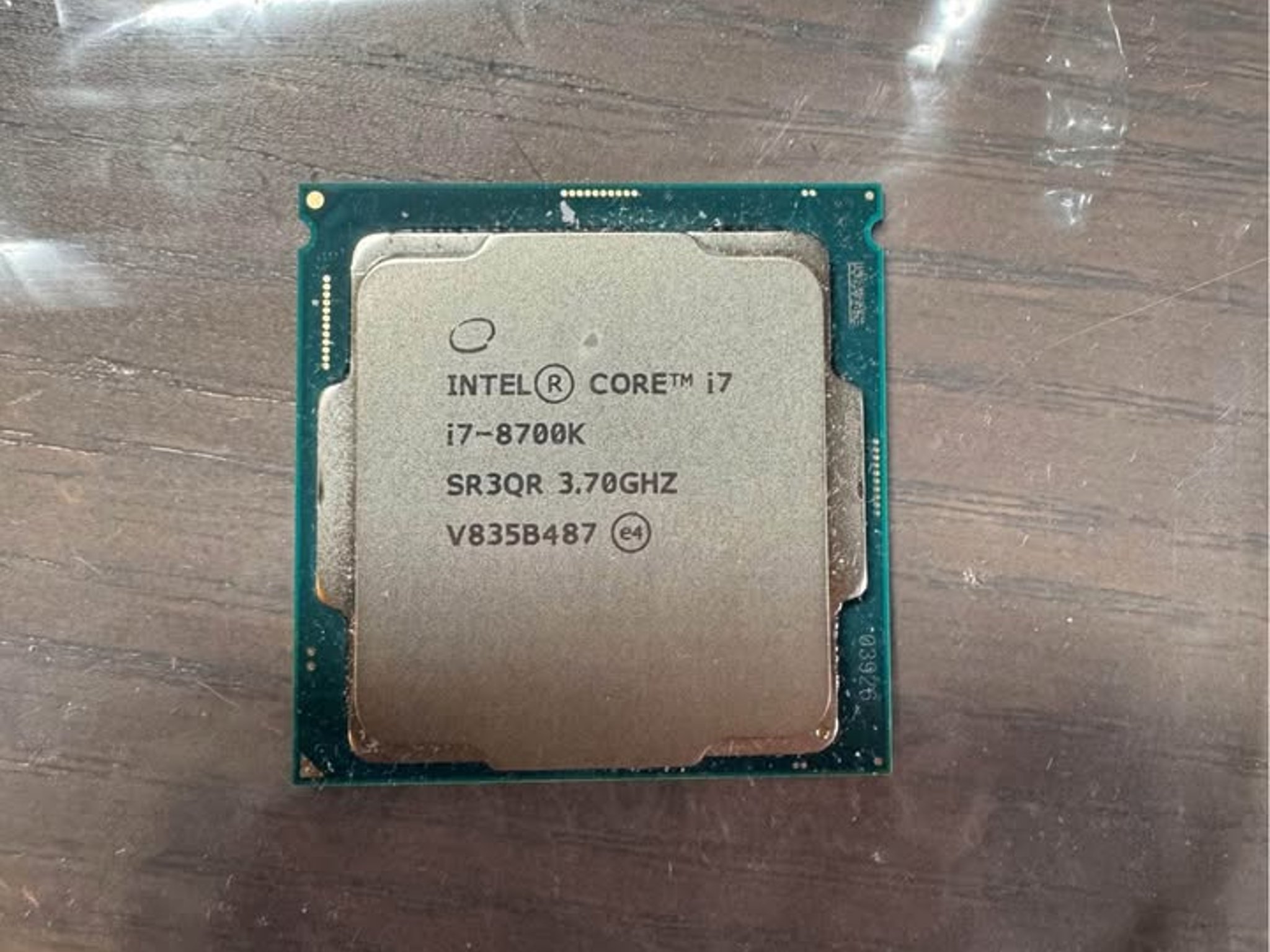 Intel I7-8700K LGA 1151 CPU