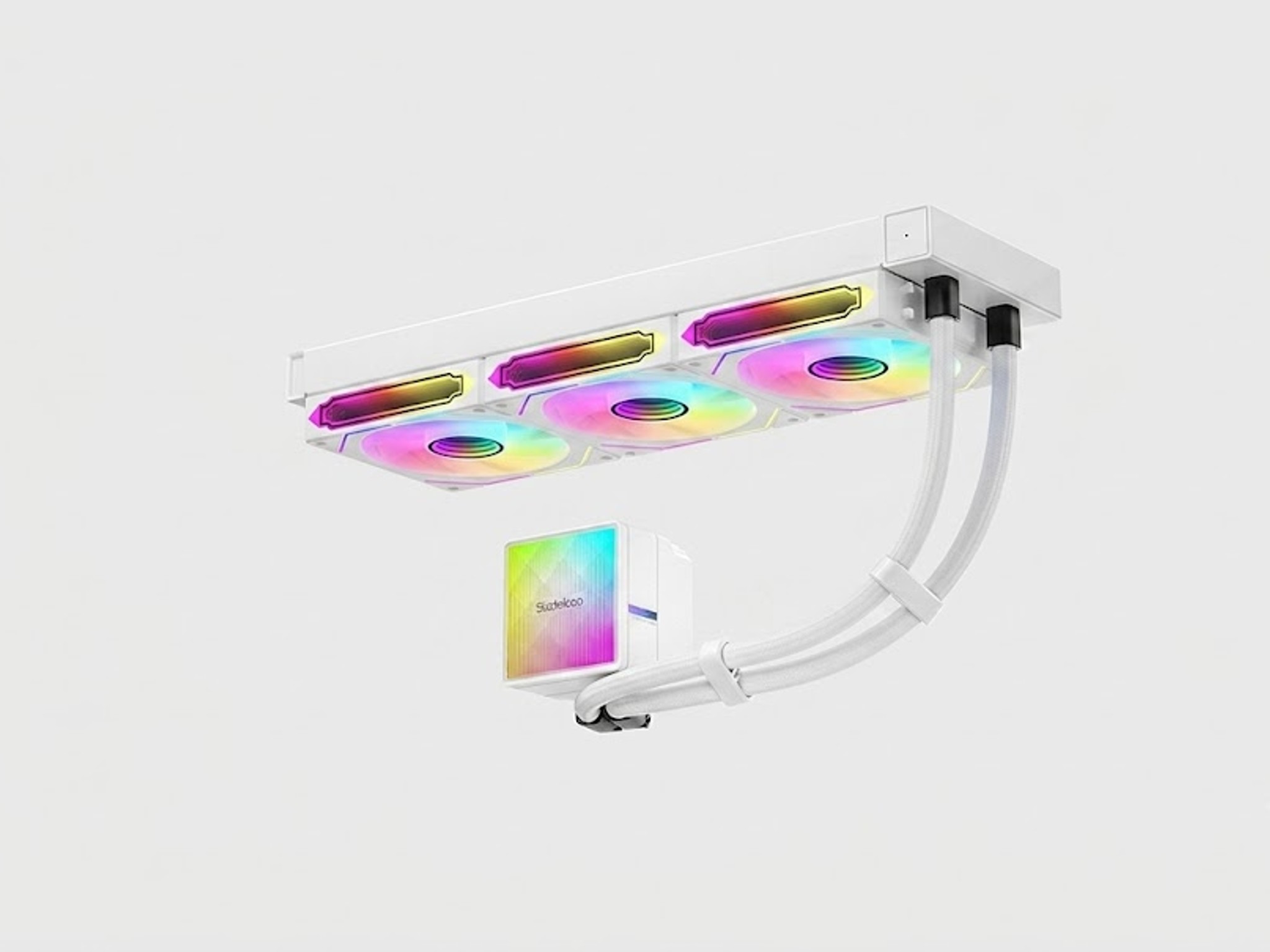 AIO CPU COOLER Sudokoo NEXAURA 360 White Infinity Mirrors Plus Edition--3-year warranty