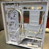 NEW - White Compact Dual-Chamber Mid Tower Airflow Case with Tempered Glass