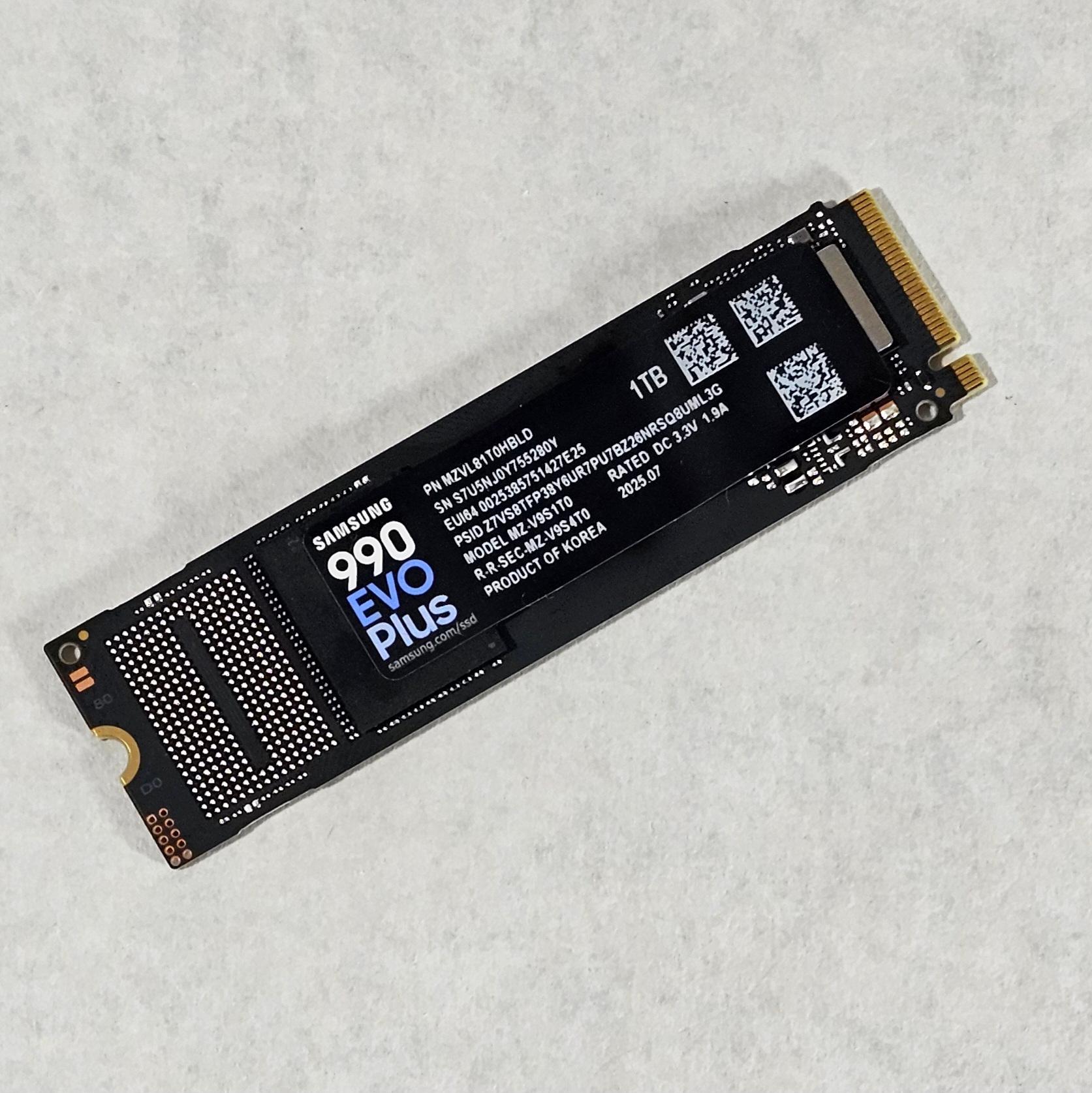 1TB NVMe M.2 SSD Samsung 990 EVO Plus