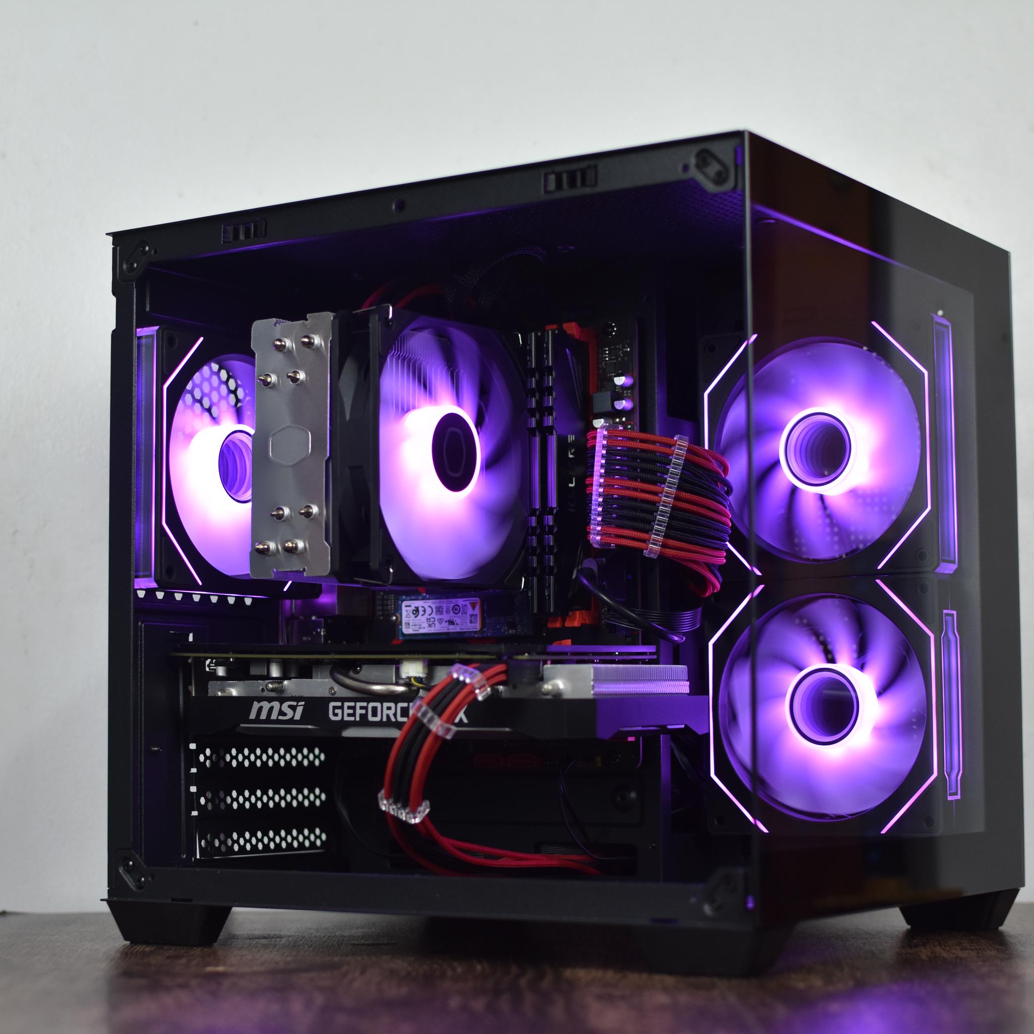 🖤Black & Red❤️ Budget Gaming PC (Ryzen 5 3600 + RTX 2060 Super + 16gb of ram)