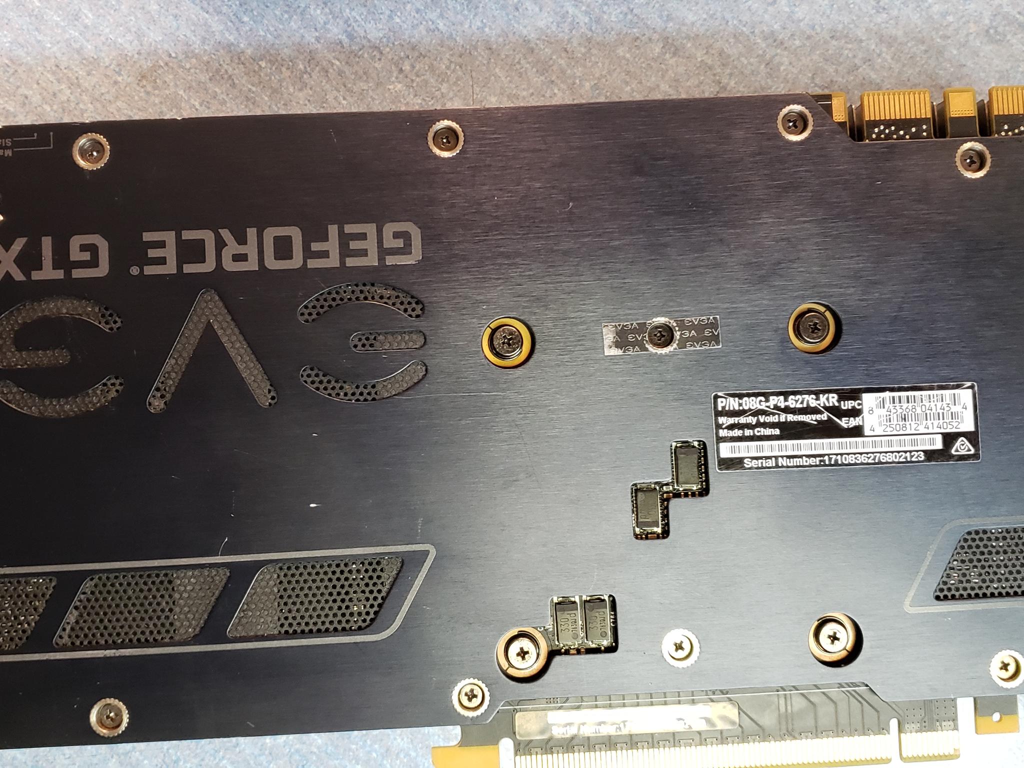 EVGA GTX 1070 FTW graphics card