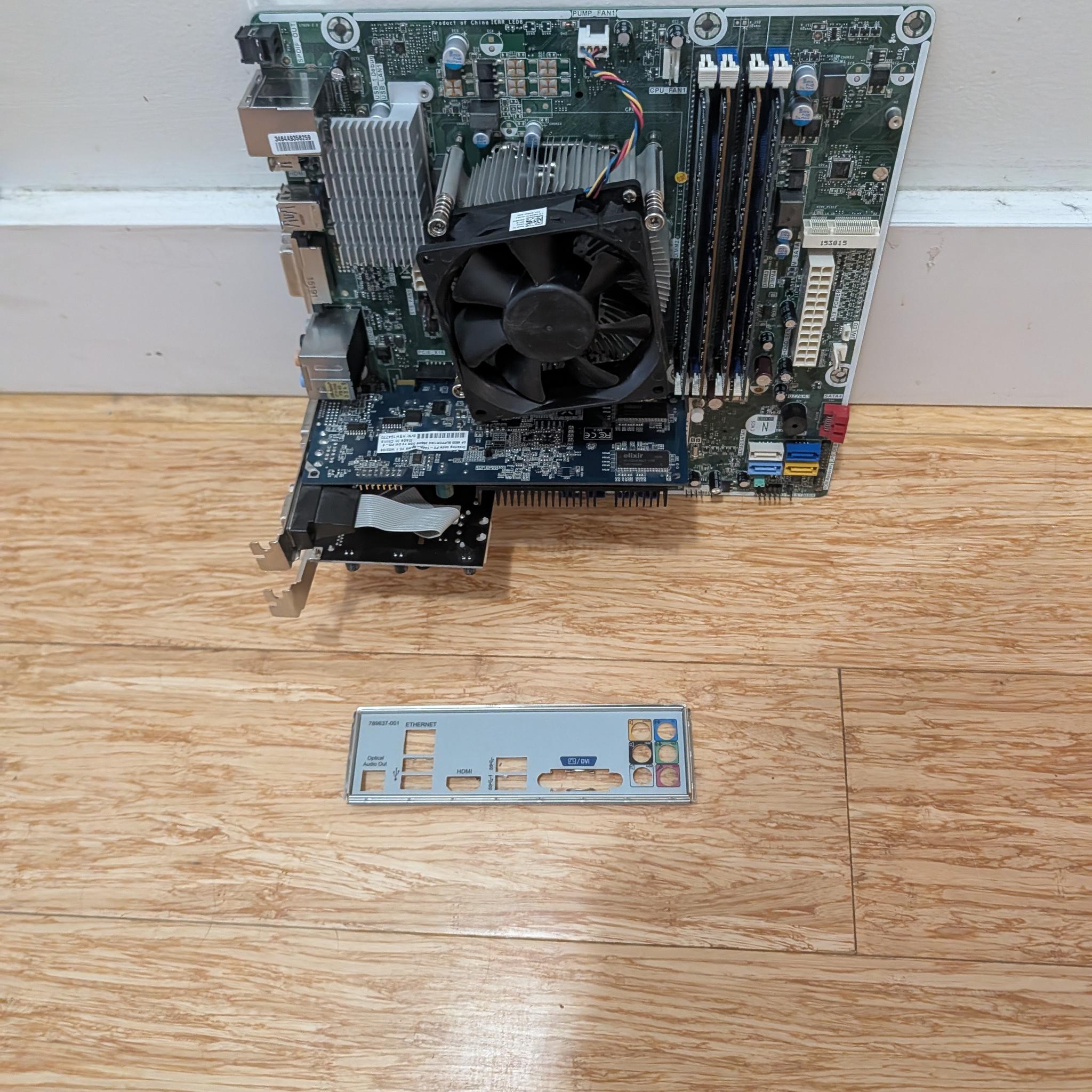 Motherboard Combo| LGA 1150 | I3 4130 | 8GB | GeForce 6500 | USB 3.0 expansion |
