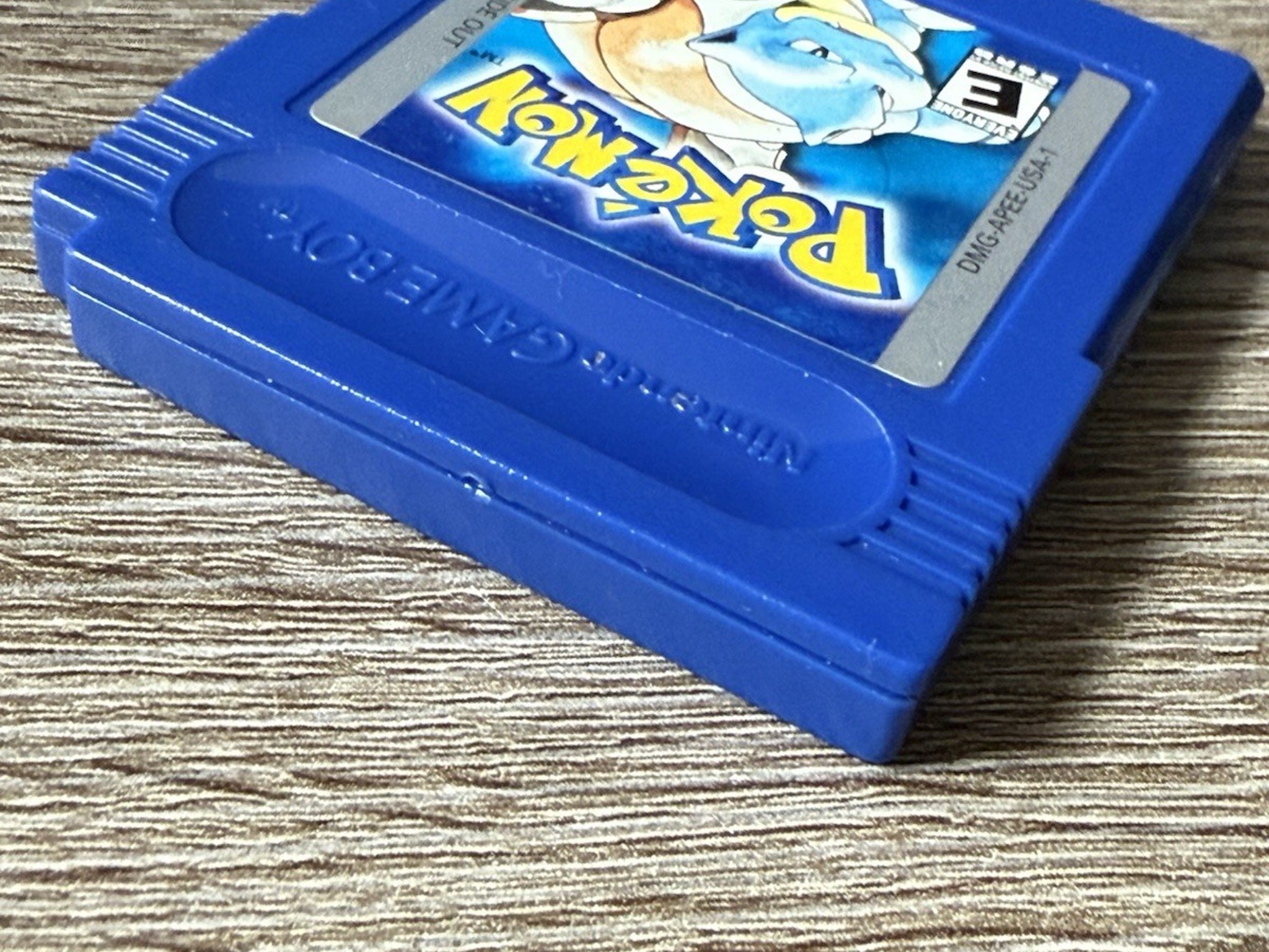 Pokemon Blue Version - Game Catridge - Nintendo Game Boy