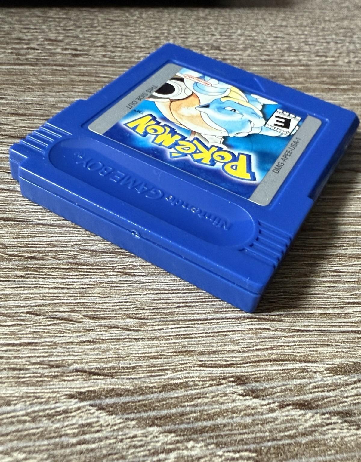 Pokemon Blue Version - Game Catridge - Nintendo Game Boy
