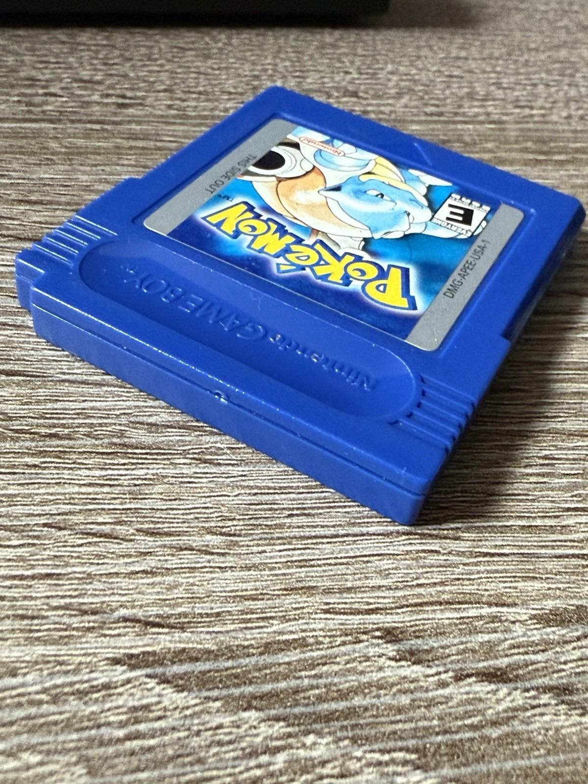 Pokemon Blue Version - Game Catridge - Nintendo Game Boy