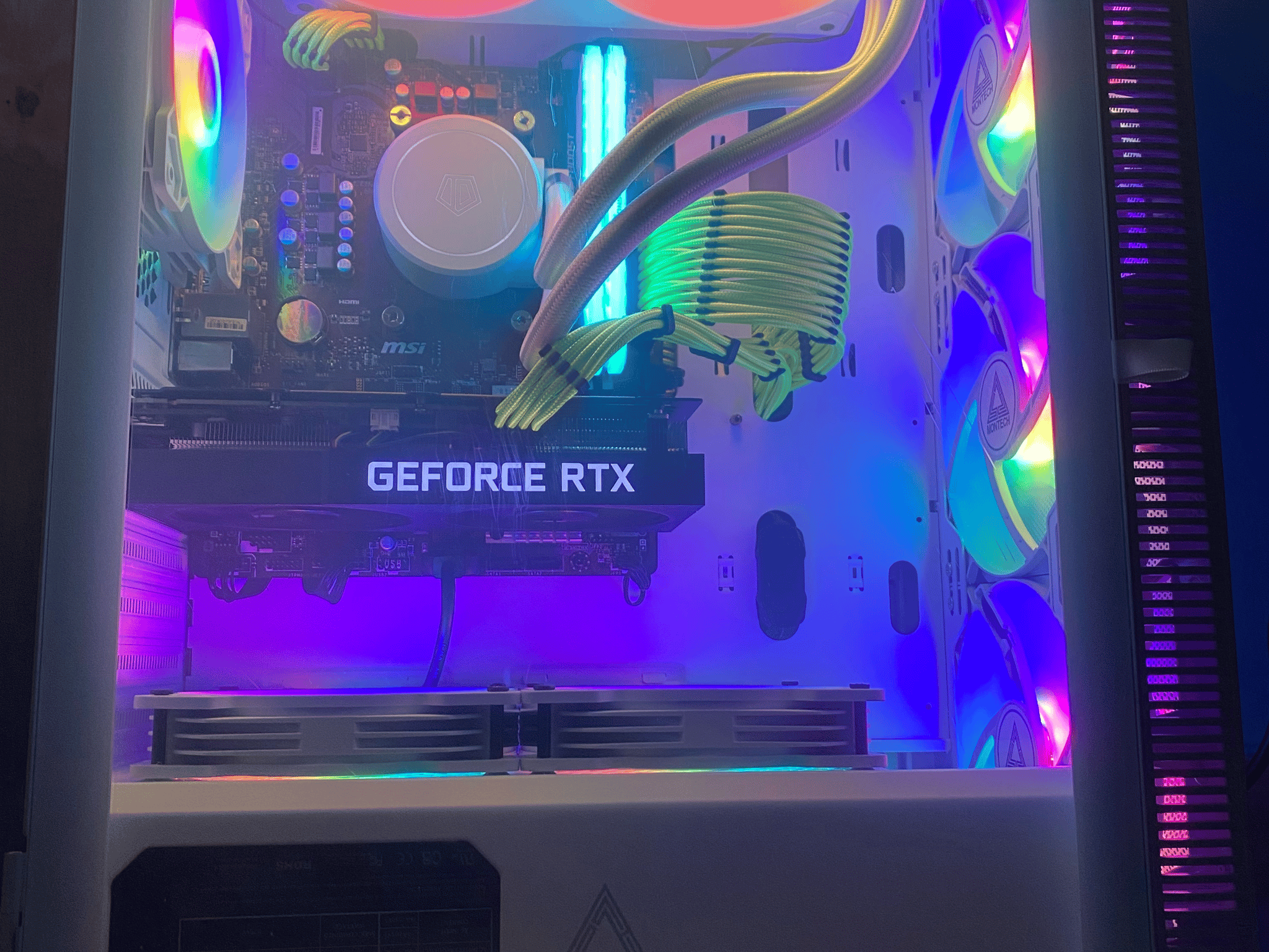 (Liquid Cooled) Ryzen 7-RTX 3060ti-256gb Nvme SSD-2TB HDD-16GB 