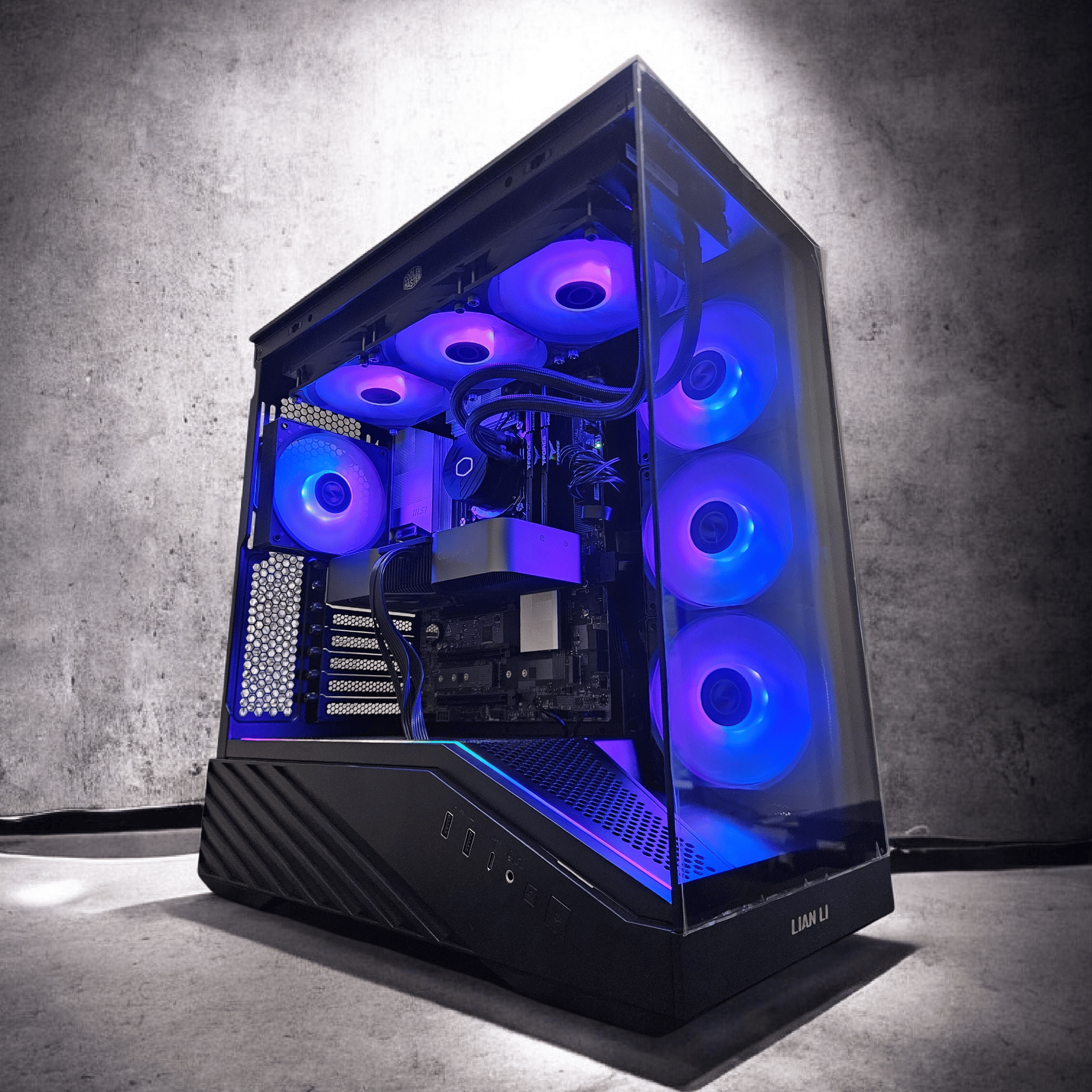 Lian Li V100R Gaming PC + RTX 4070 + Intel Core Ultra 245KF + 32GB DDR5 + 1TB M.2