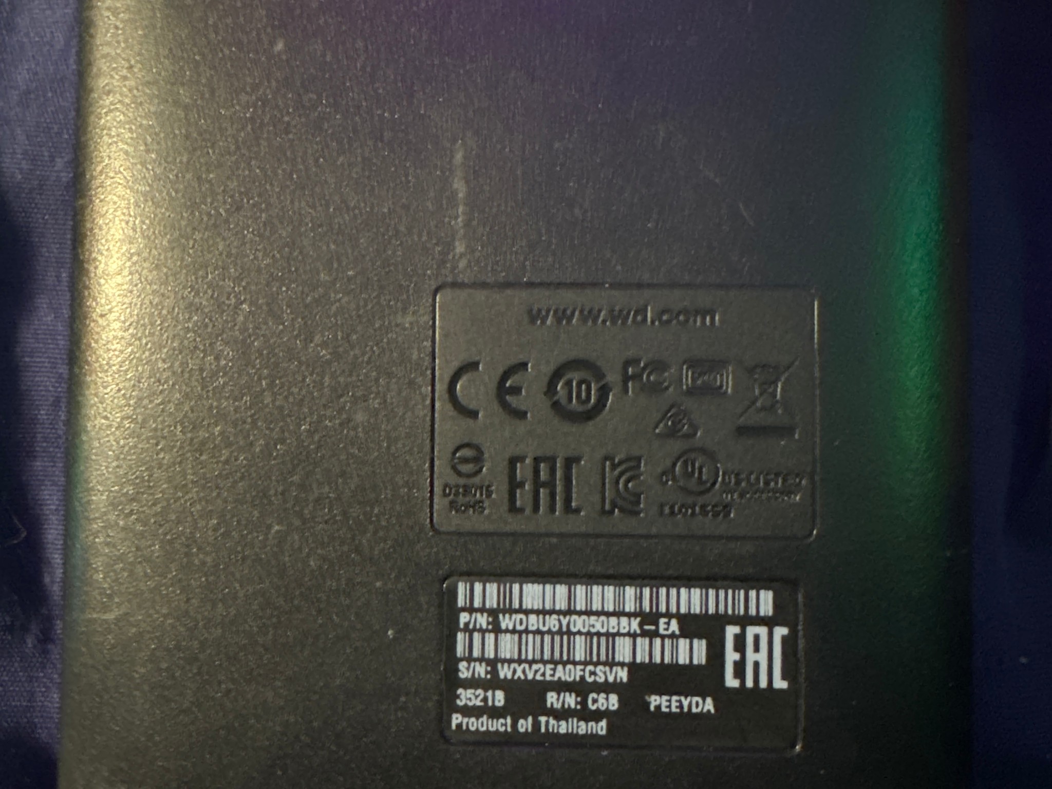 Western Digital Elements 5TB External Hard Drive (WDBU6Y0050BBK)