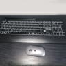 GEODMAER Wireless Keyboard and Mouse Combo with Phone Holder, Wrist Rest, Silent