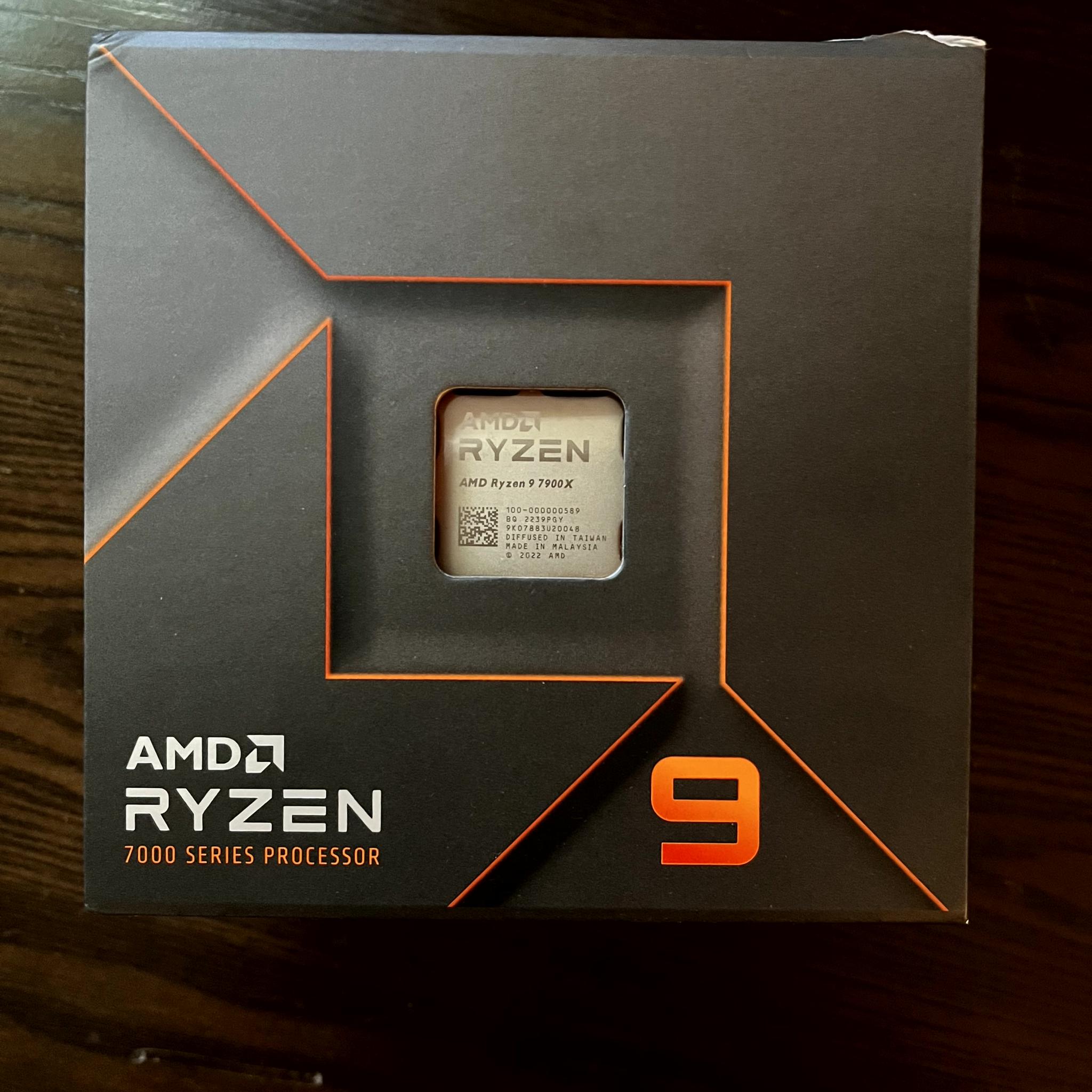 Ryzen 9 7900X 12 Core 24 Thread **NEW**