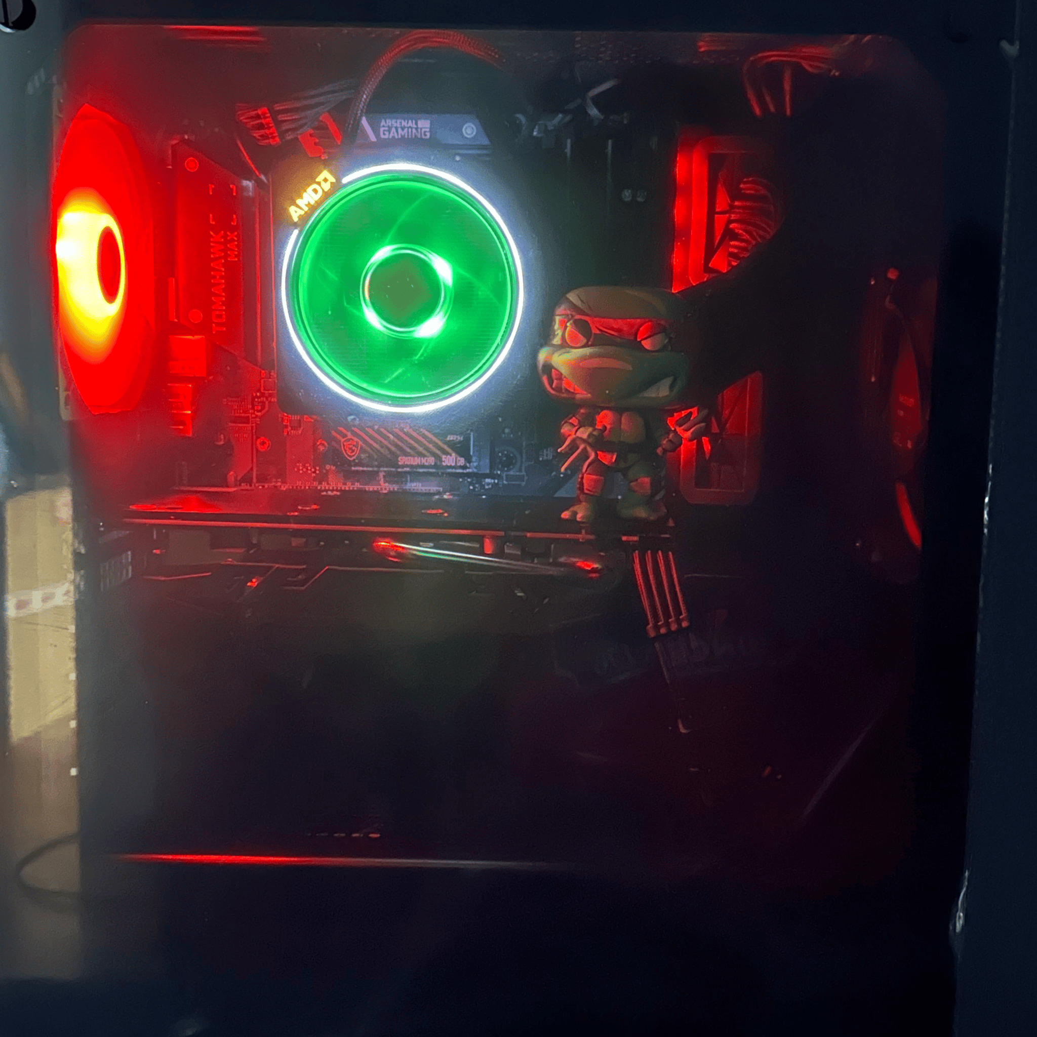 Raphael TMNT|| Gaming PC- Ryzen 3100 4Cores/8Threads-AMD RX 580 8GB-16GB DDR4 RAM-500GB SSD NVME