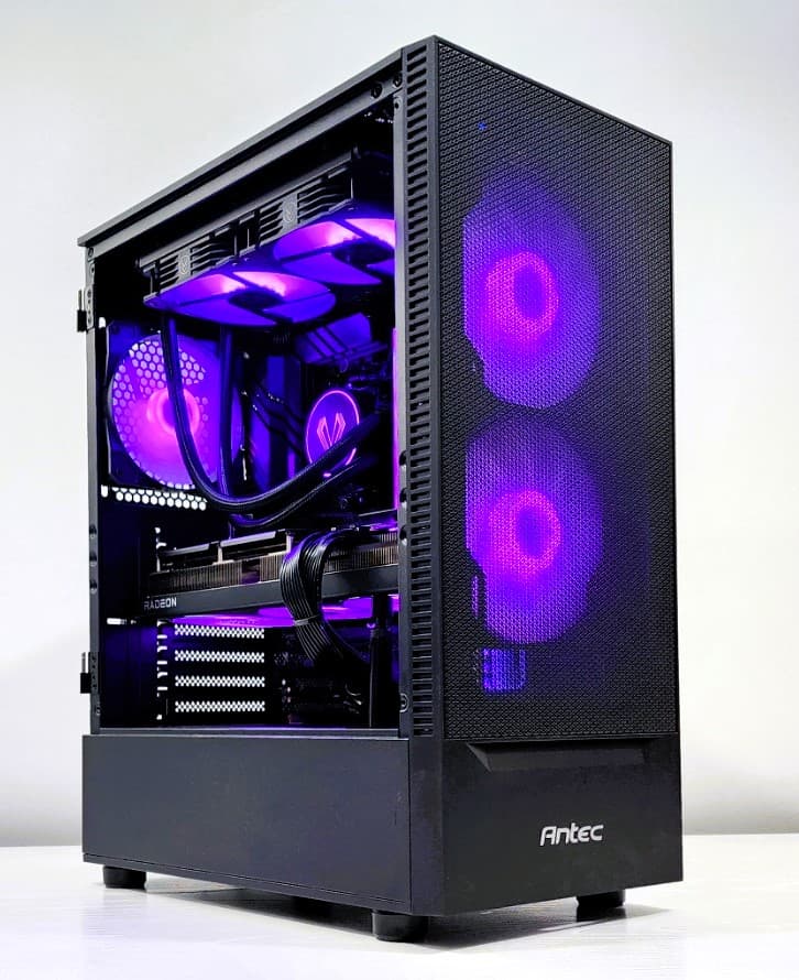 Custom Liquid Cooled 1440P Gaming Beast! - 5600X3D - 7800XT - READ DESCRIPTION!!!
