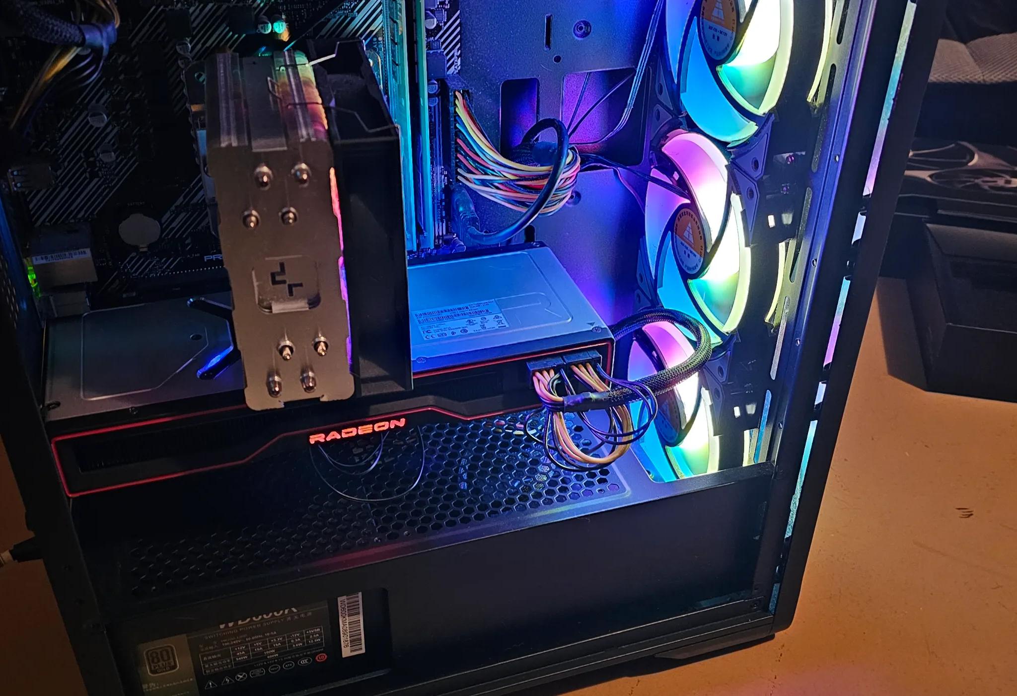 Gaming PC, with 5600g and Rx 6800