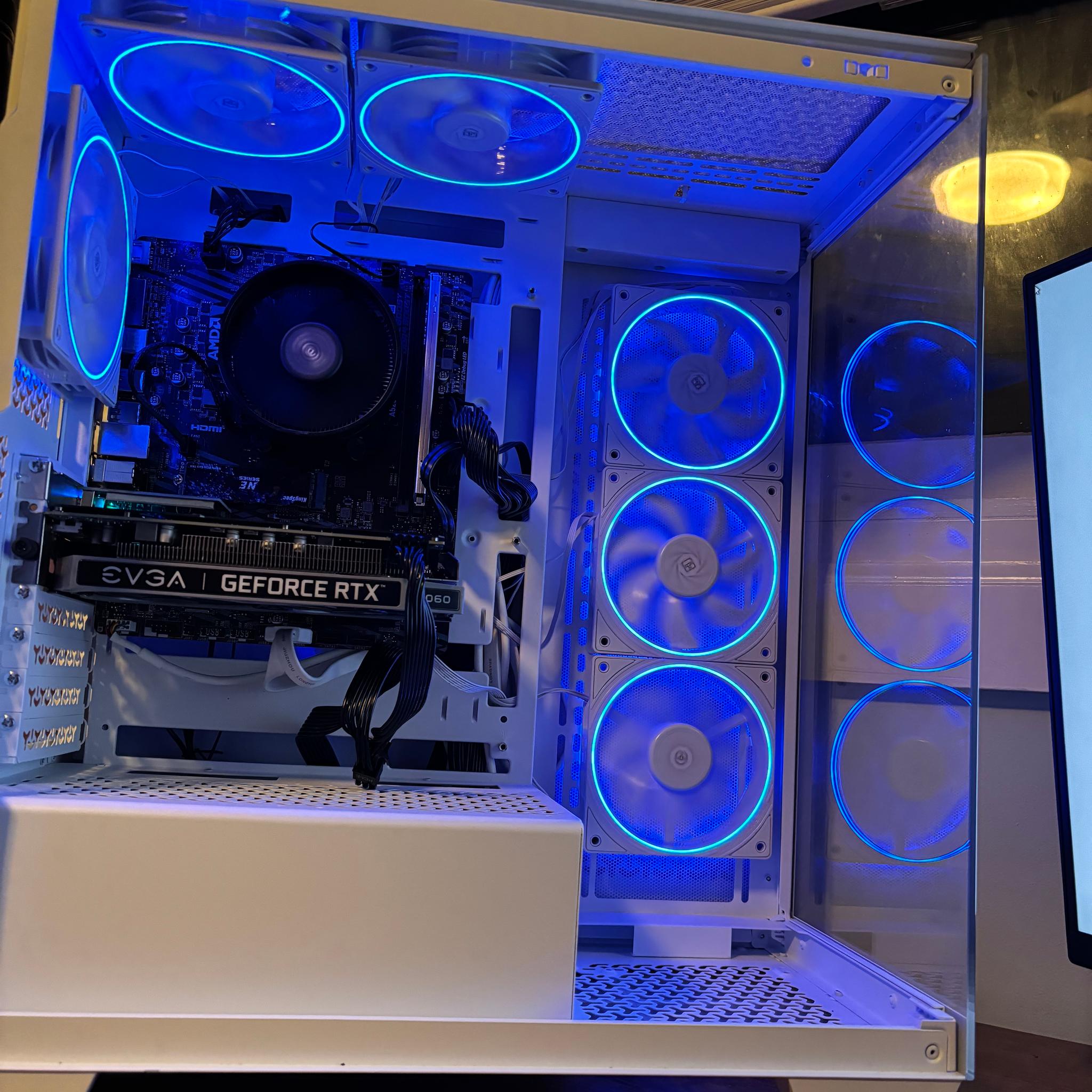Budget Baller PC Ryzen 5 4500 • RTX 2060 • 16 GB RAM • Windows 11 • Corsair 3500X White