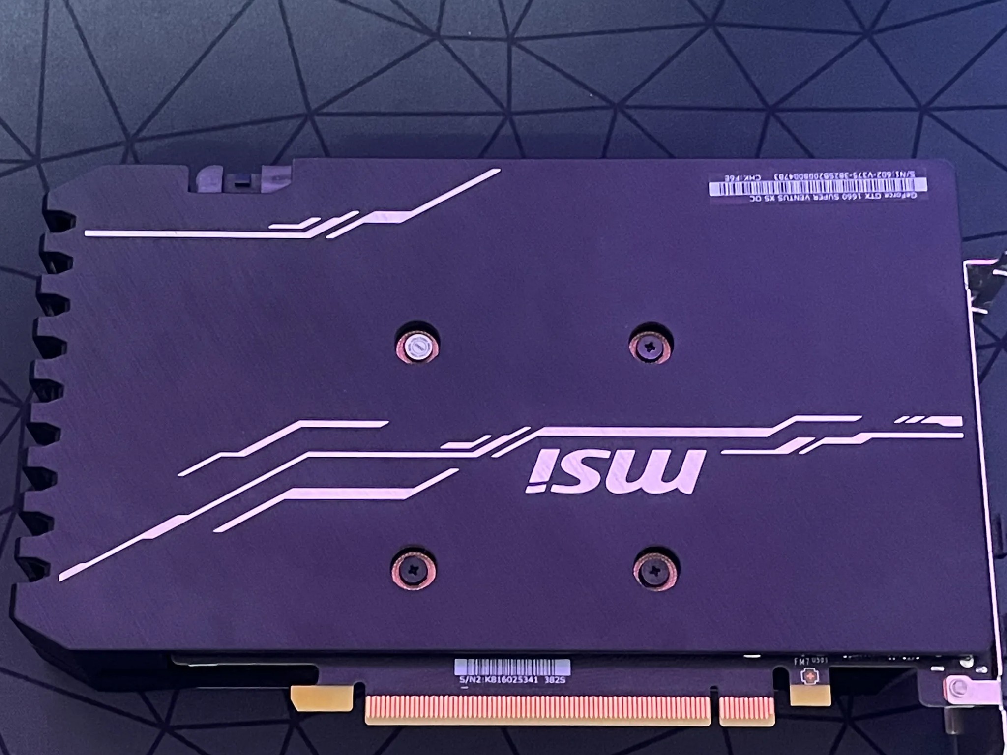 MSI Geoforce GTX 1660 Super 6GB