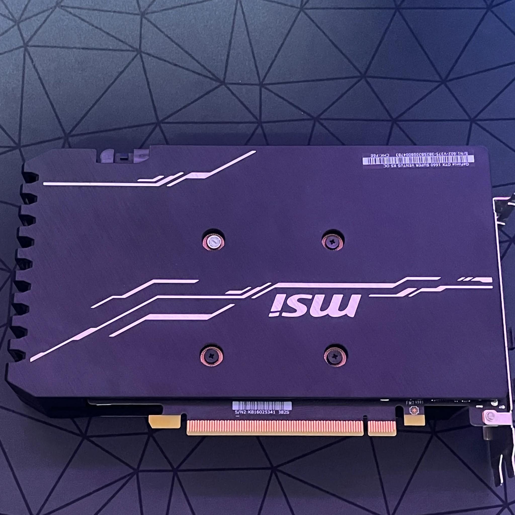 MSI Geoforce GTX 1660 Super 6GB