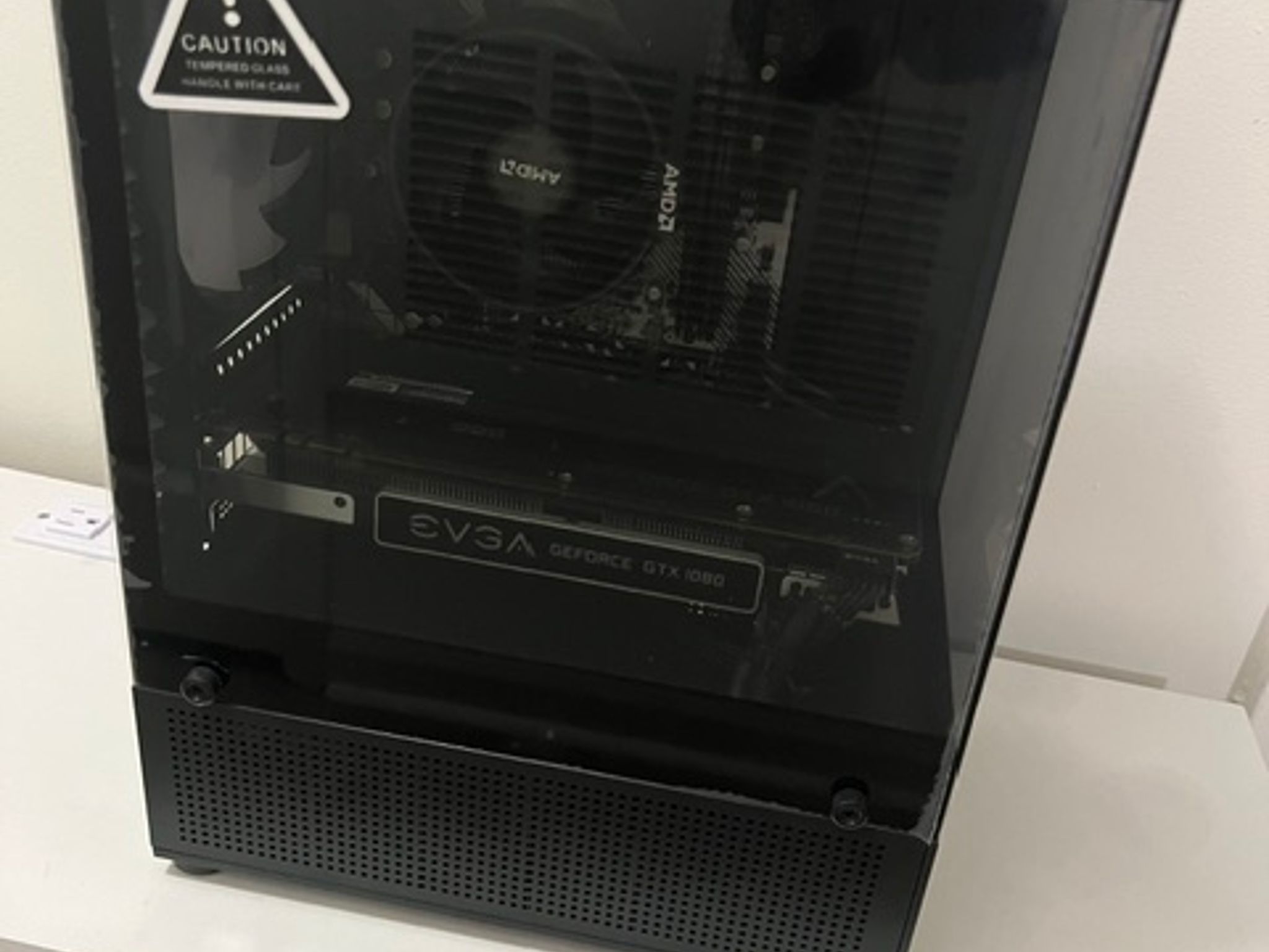 Custom AMD Ryzen 7 Gaming PC — Nvidia GTX 1080 · 16 GB DDR4 · 480 GB SSD · Win 11