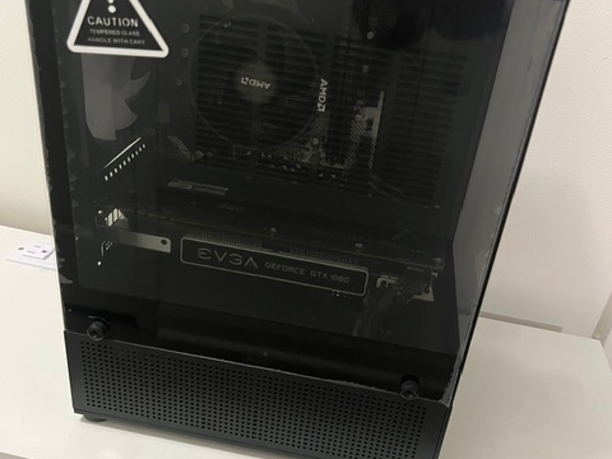Custom AMD Ryzen 7 Gaming PC — Nvidia GTX 1080 · 16 GB DDR4 · 480 GB SSD · Win 11
