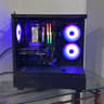 Rx 9060 Xt 16gb, 1440p black gaming pc Beast