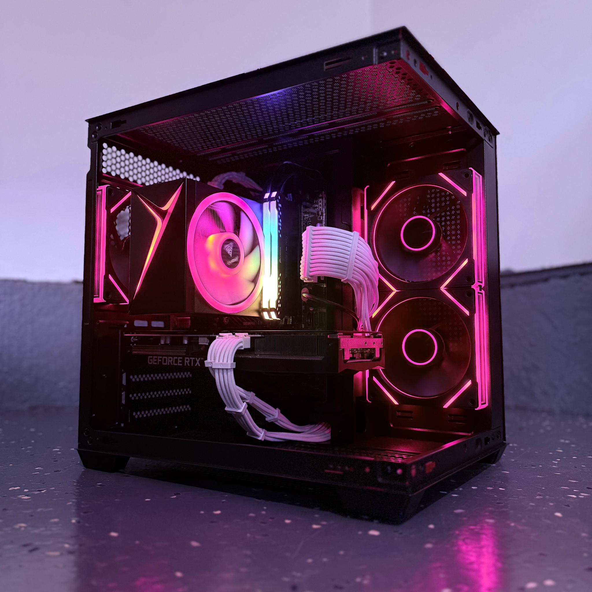⚫️"Shadow Vector "⚫️| 1440p Gaming | Intel i7 10700 | RTX 3070 | 32B DDR4 Ram | 1TB Storage