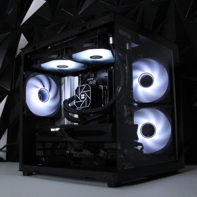 ALL NEW PARTS RYZEN 5 7600X INTEL ARC B580 CLEAN RGB GAMING PC