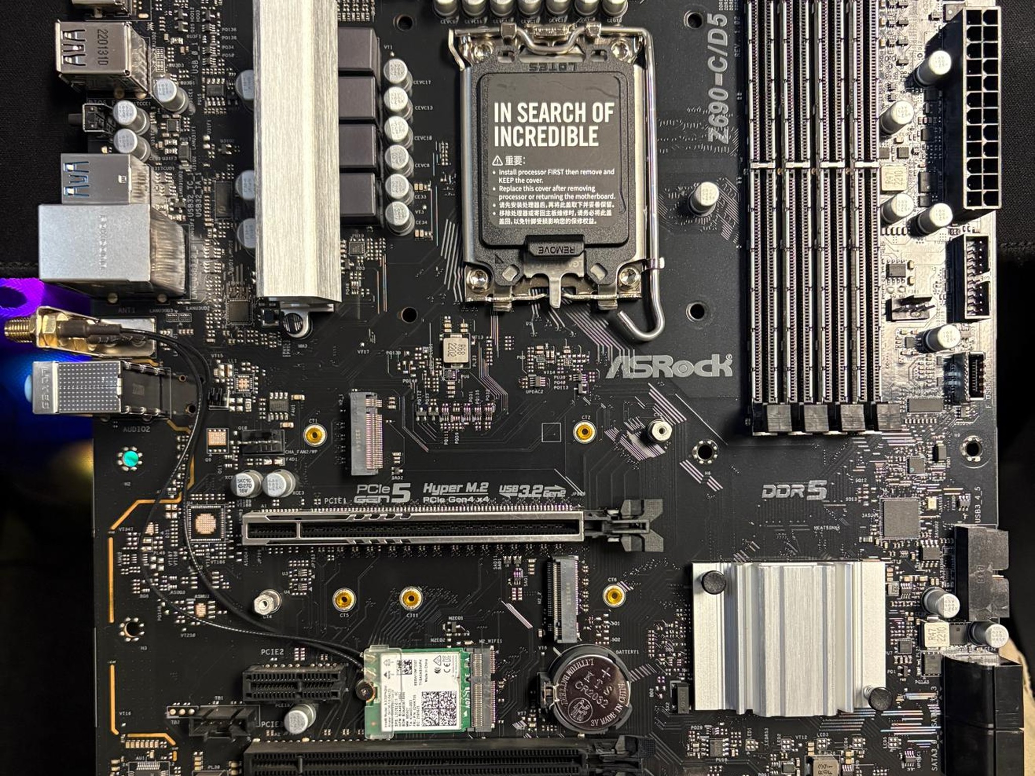 USED & FUNCTION GOOD - ASRock Z690-C/D5