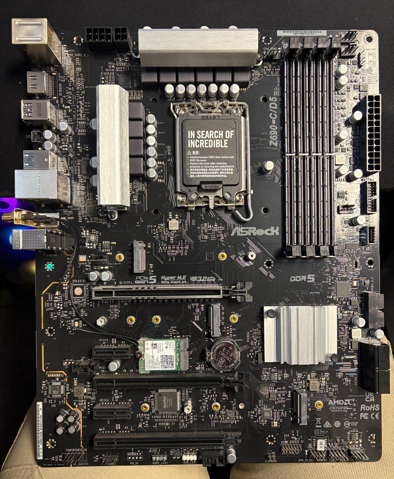 USED & FUNCTION GOOD - ASRock Z690-C/D5