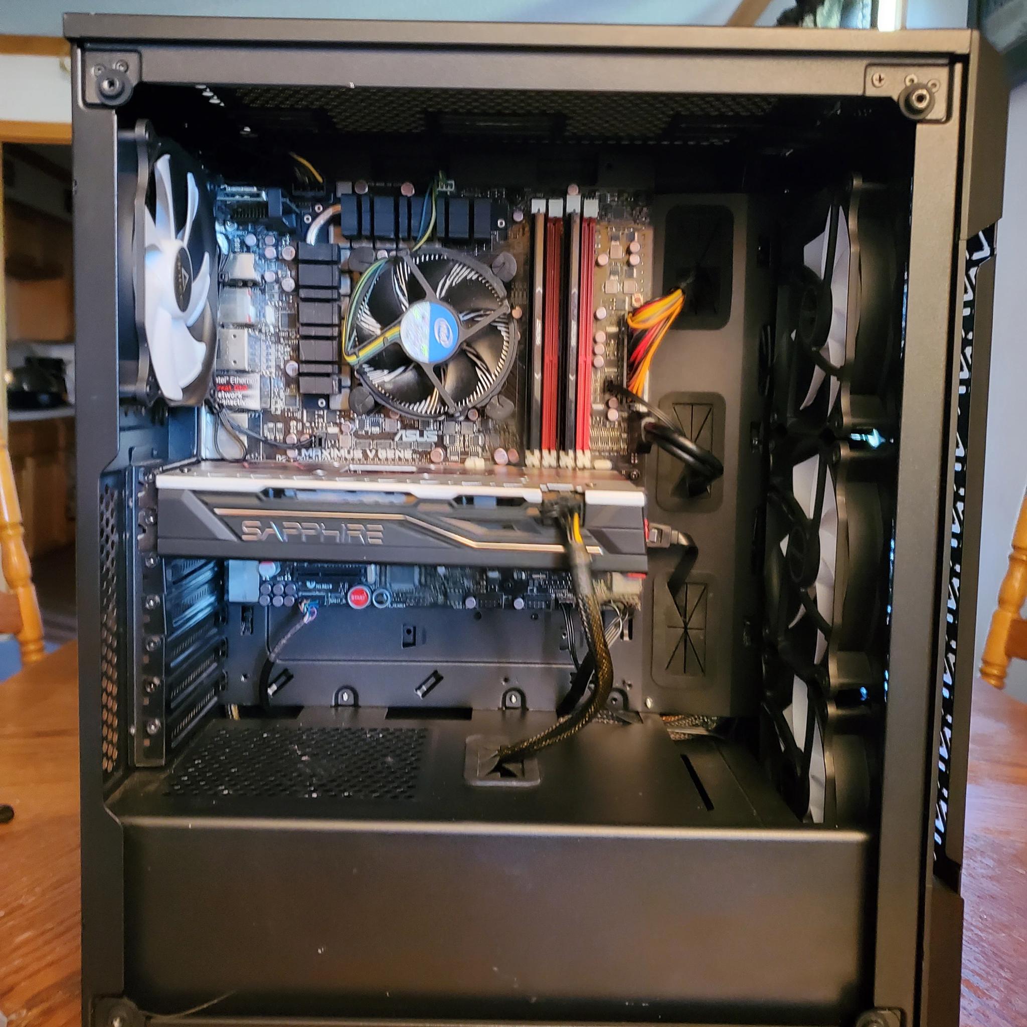 Gaming pc I7 16gb 1600mhz ram Sapphire Pulse Radeon Rx 580 8gb 1tb boot drive