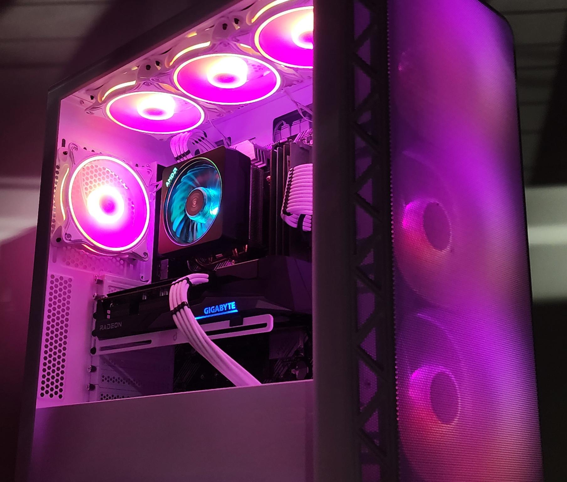 Gaming PC Ryzen 5 5500 16GB RAM 1TB SSD RX 7600 8GB Windows 11 Computer