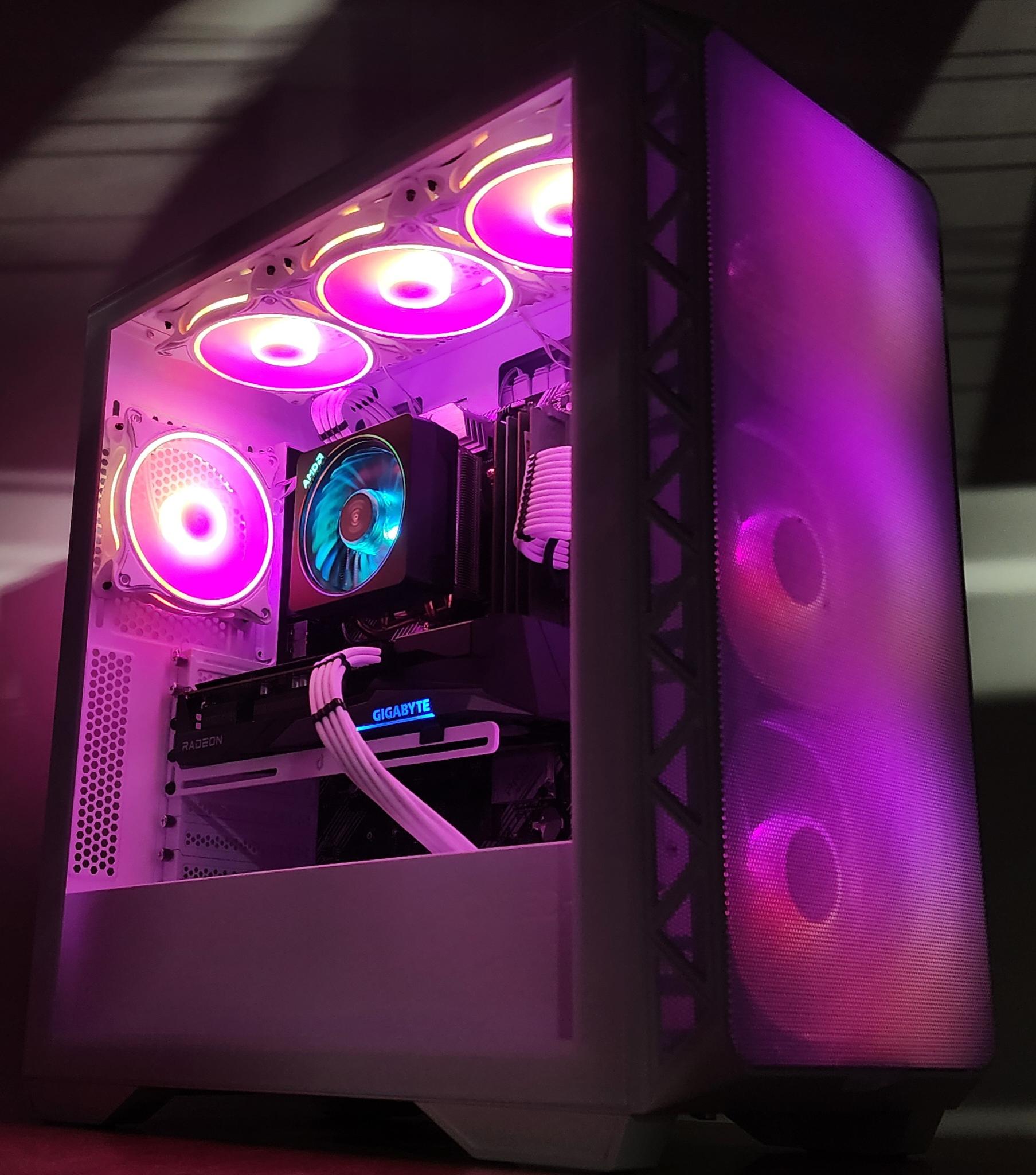 Gaming PC Ryzen 5 5500 16GB RAM 1TB SSD RX 7600 8GB Windows 11 Computer