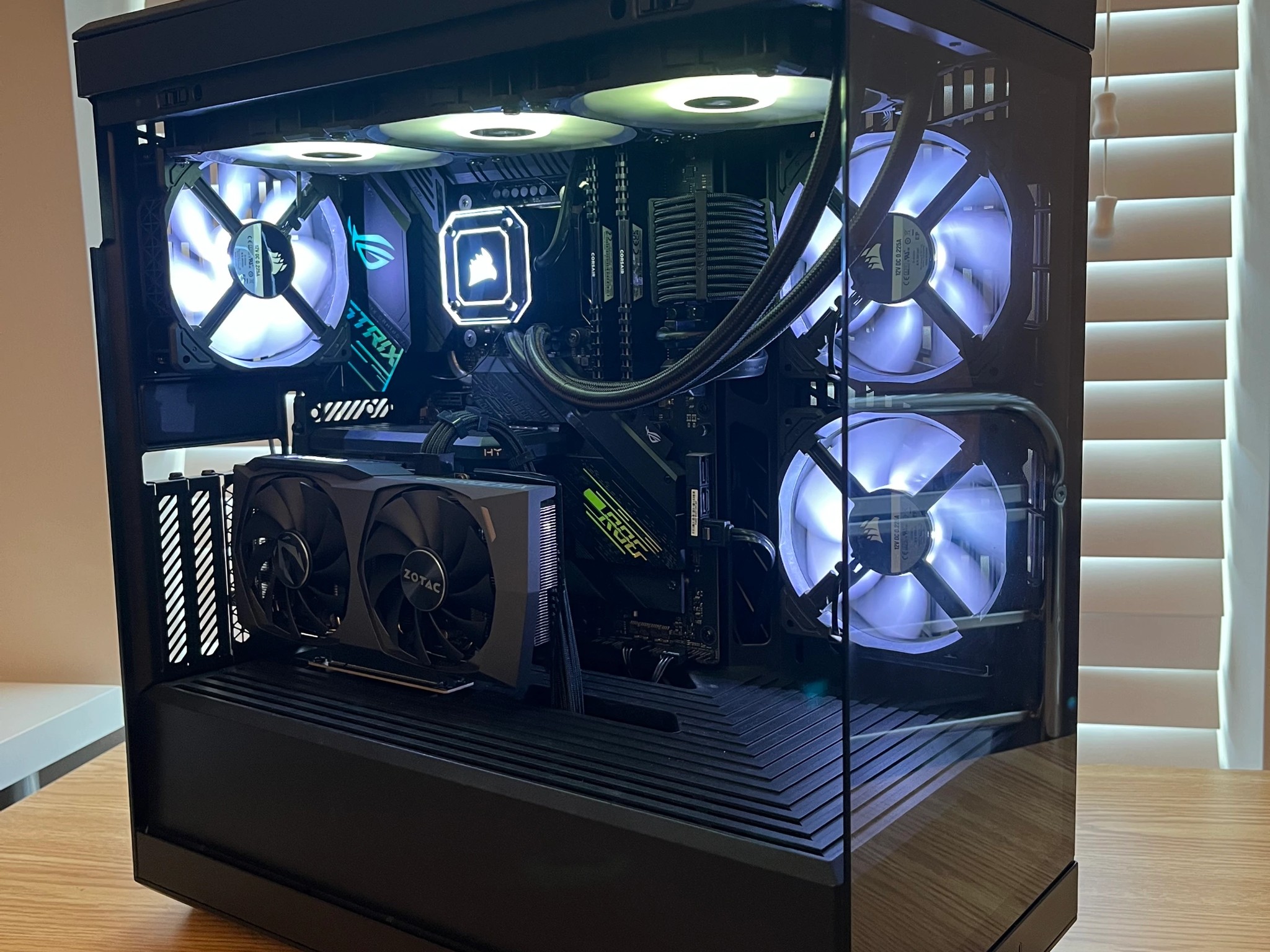 🔥⚫Black RGB Gaming PC | i7-10700K | RTX 3060TI | 32GB DDR4 | Wifi & BT⚫🔥