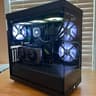 🔥⚫Black RGB Gaming PC | i7-10700K | RTX 3060TI | 32GB DDR4 | Wifi & BT⚫🔥