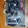 Pre-Owned MSI 7693 Ver5.1 Motherboard AMD FX 8350 CPU & Cooler Plus 32 GB AM3 Memory