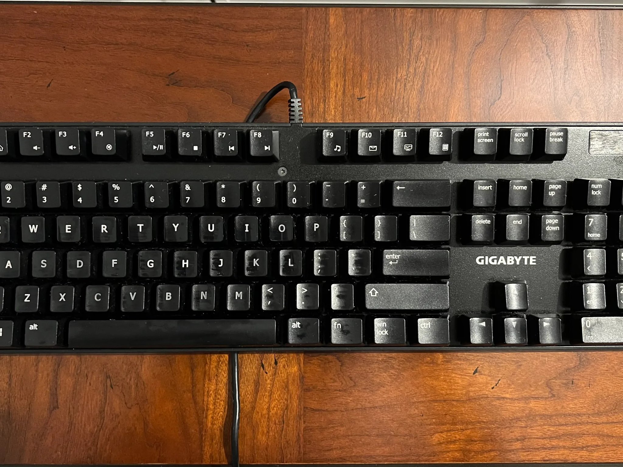 Used Gigabyte Mechanical Gaming Keyboard | Cherry Red