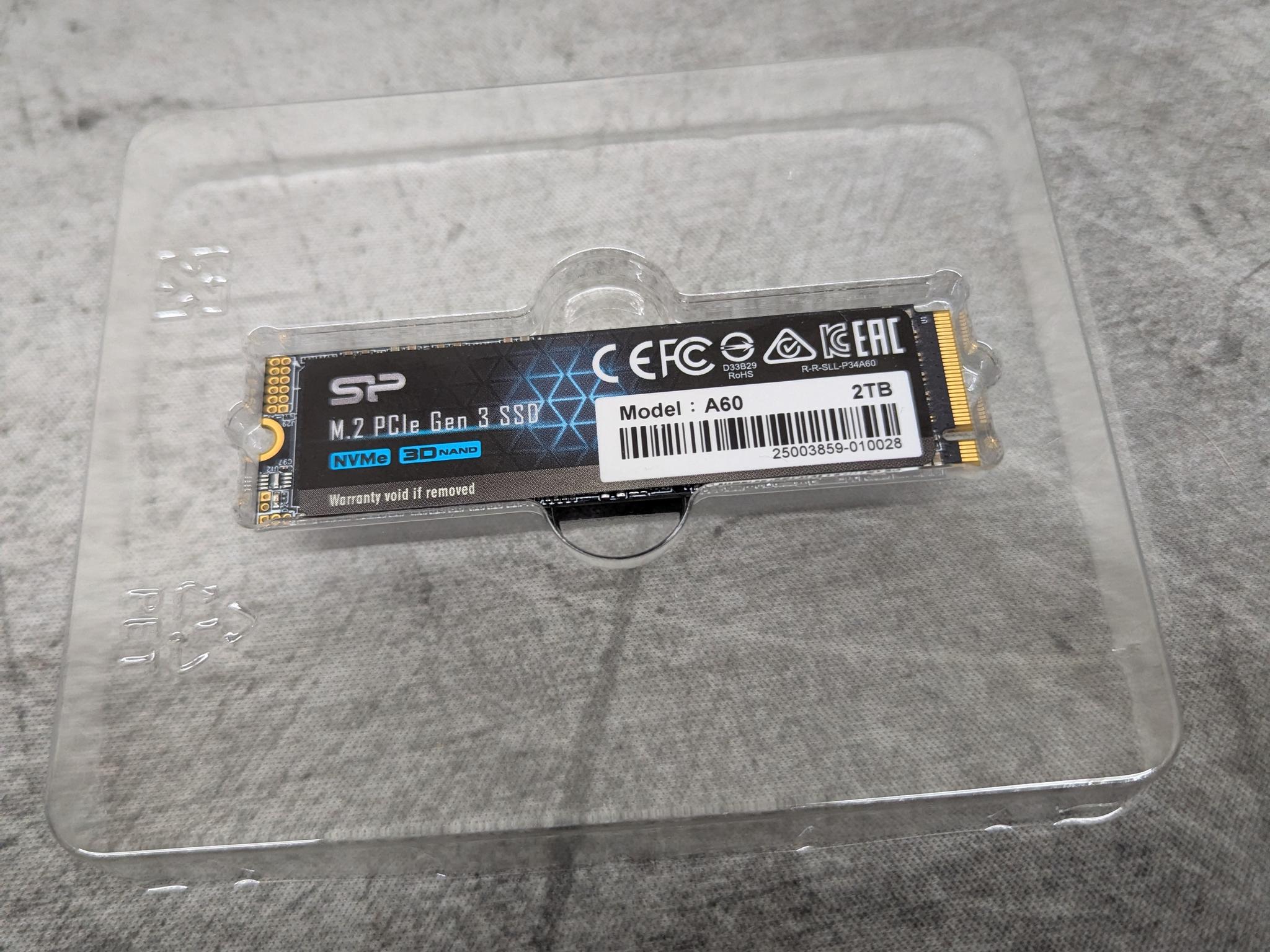 💾  Silicon Power A60 1TB NVMe SSD | PCIe Gen3 | For Parts / Testing Only