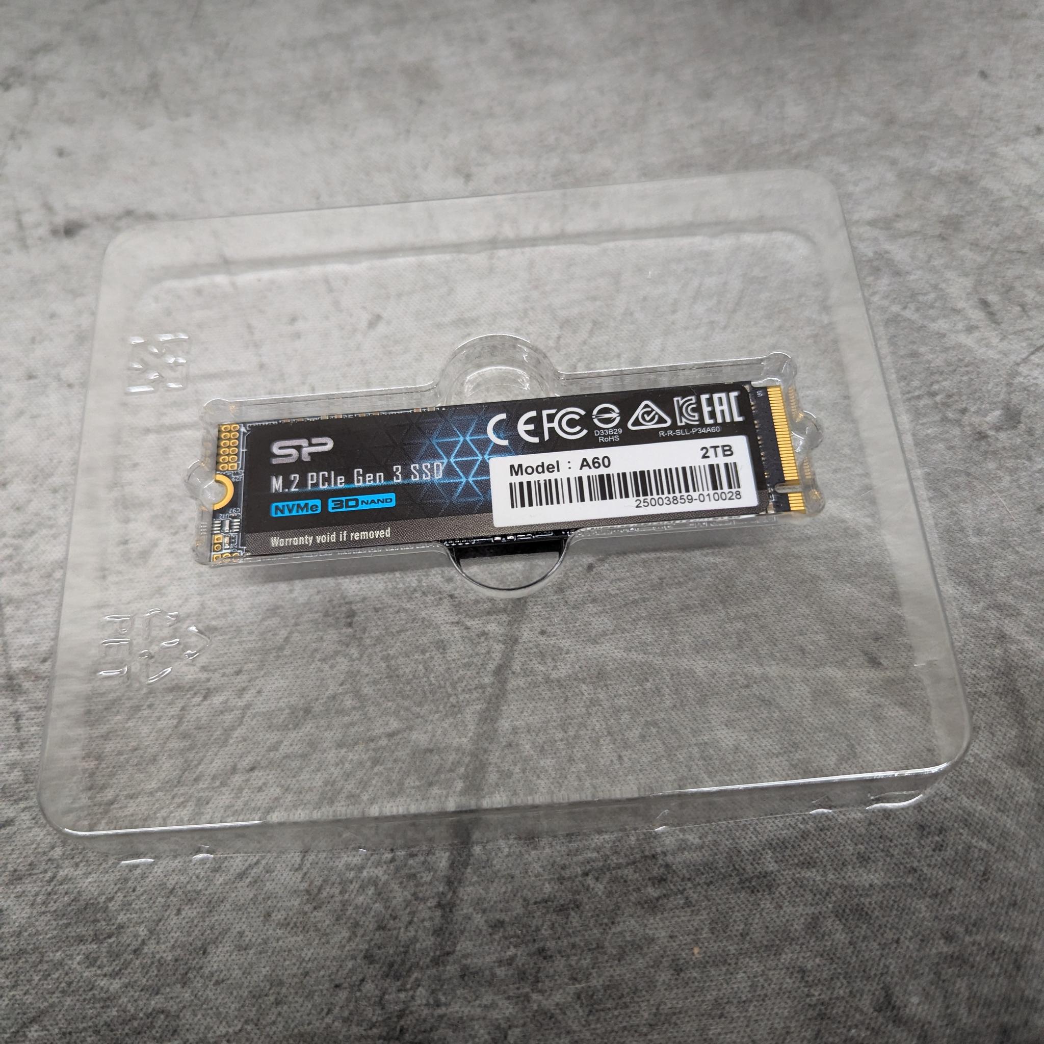 💾  Silicon Power A60 1TB NVMe SSD | PCIe Gen3 | For Parts / Testing Only