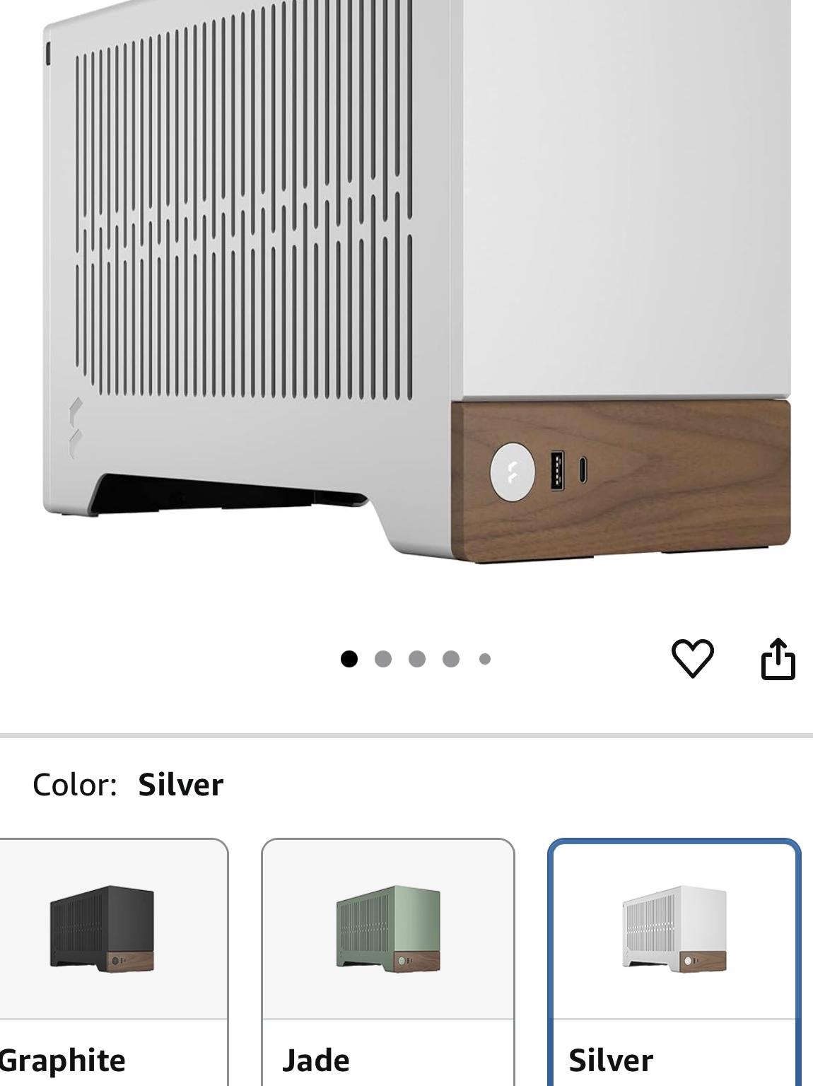 Brand New Sealed Fractal Terra Silver PC Case